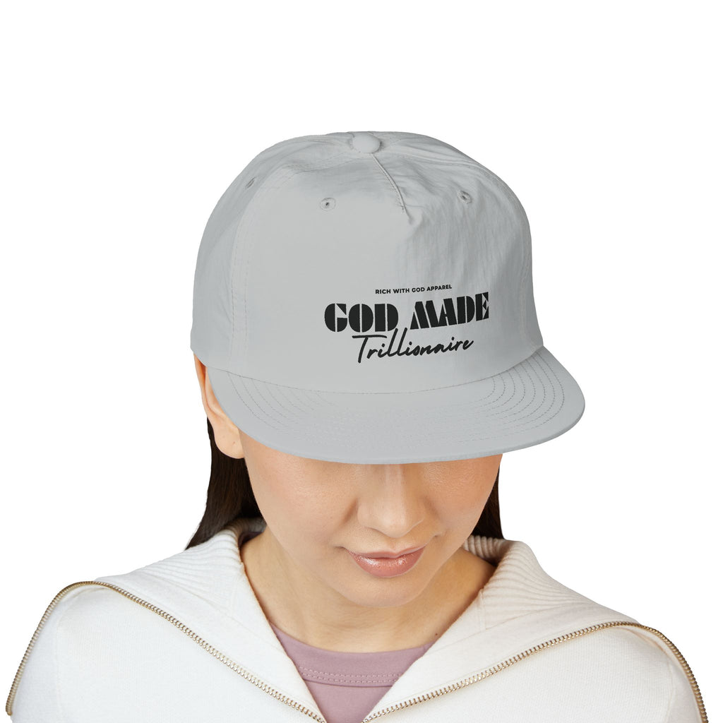 God Made Trillionaire Surf Cap Snapback