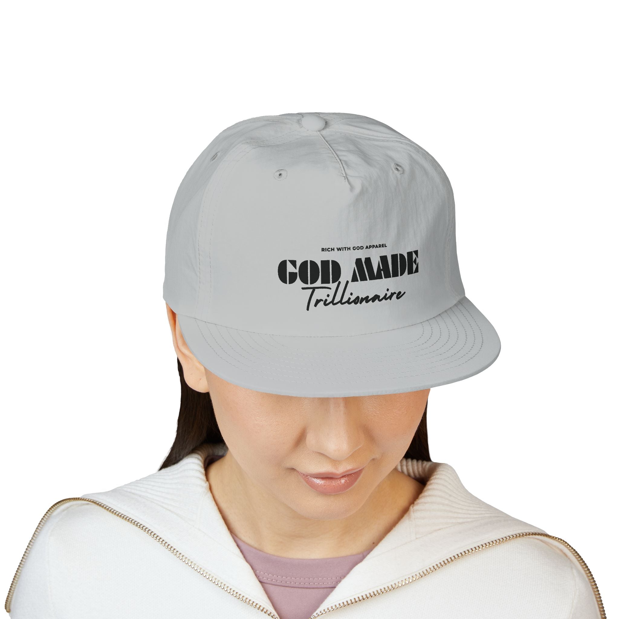 God Made Trillionaire Surf Cap Snapback