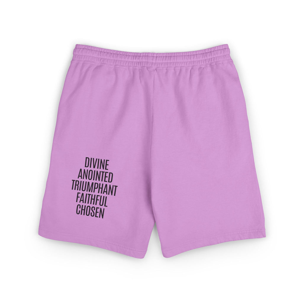 Rich With God Matthew 6:33 Unisex Garment-Dyed Lightweight Fleece Sweat Shorts