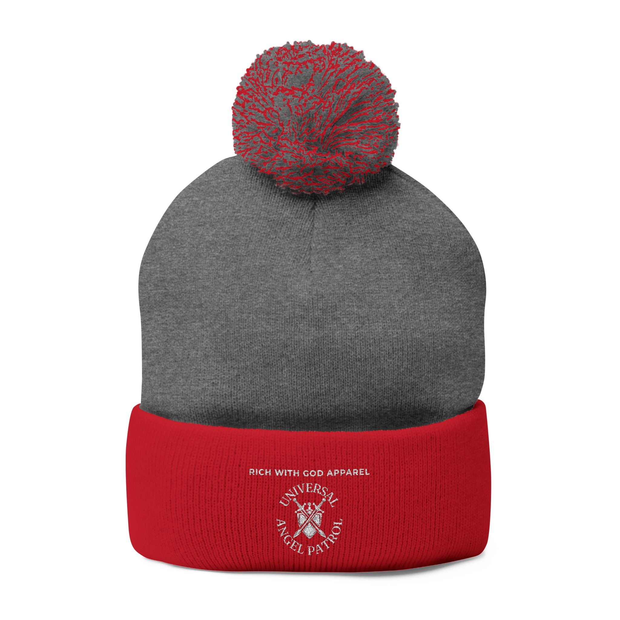 Universal Angel Patrol Embroidered Pom-Pom Beanie