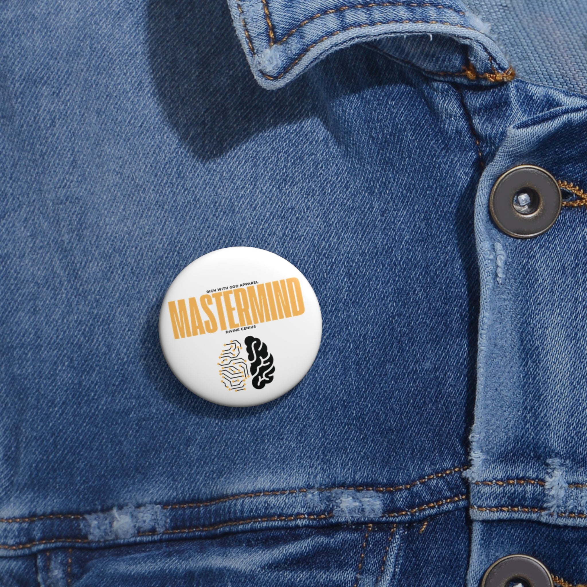 "Mastermind" Pin Button