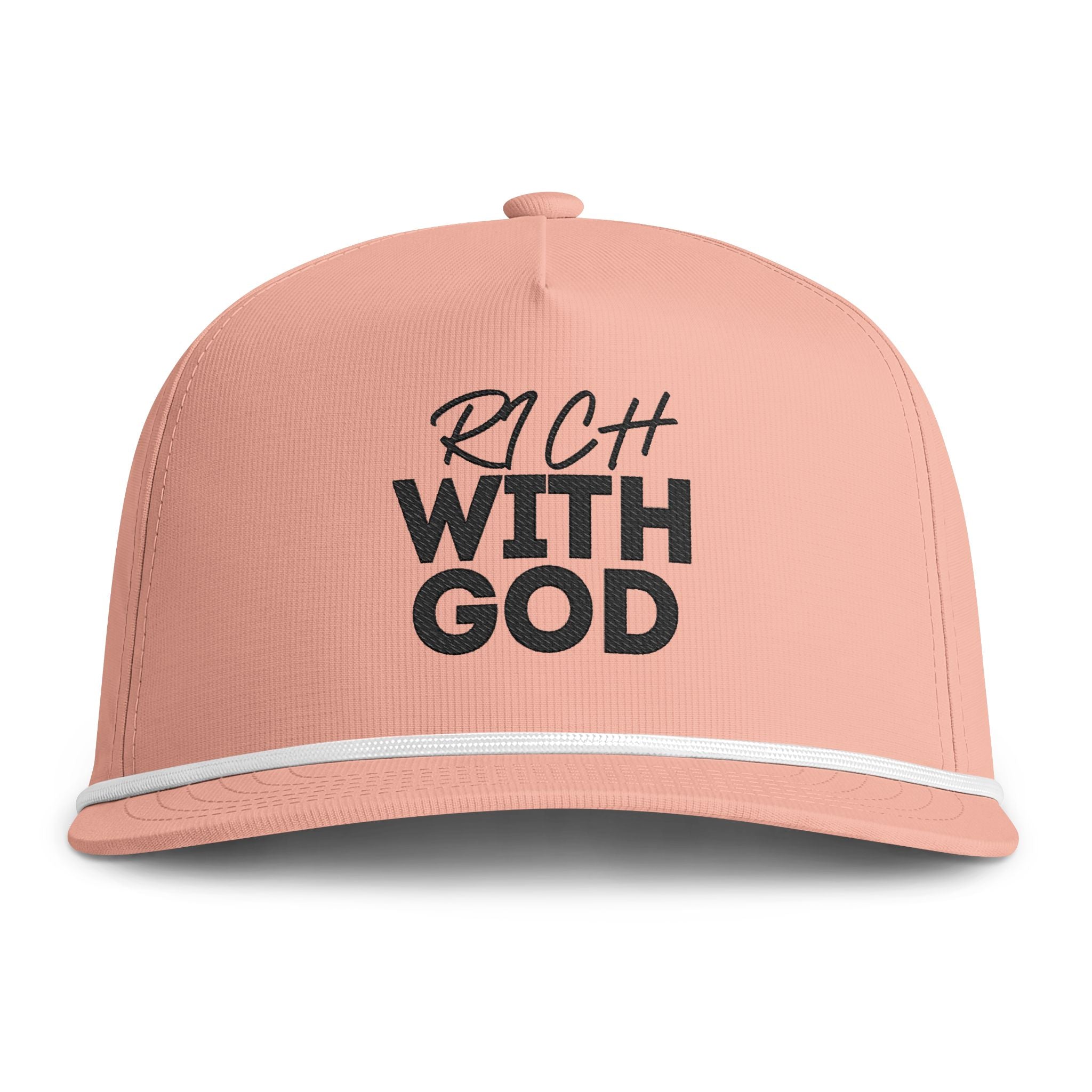 Rich With God Sunwashed Rope Cap
