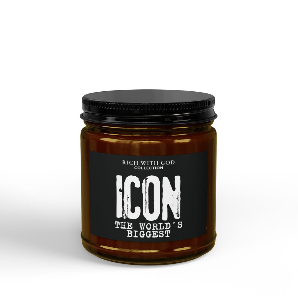 Icon – The World’s Biggest Scented Soy Candles with Black Lid, (4 and 9oz)