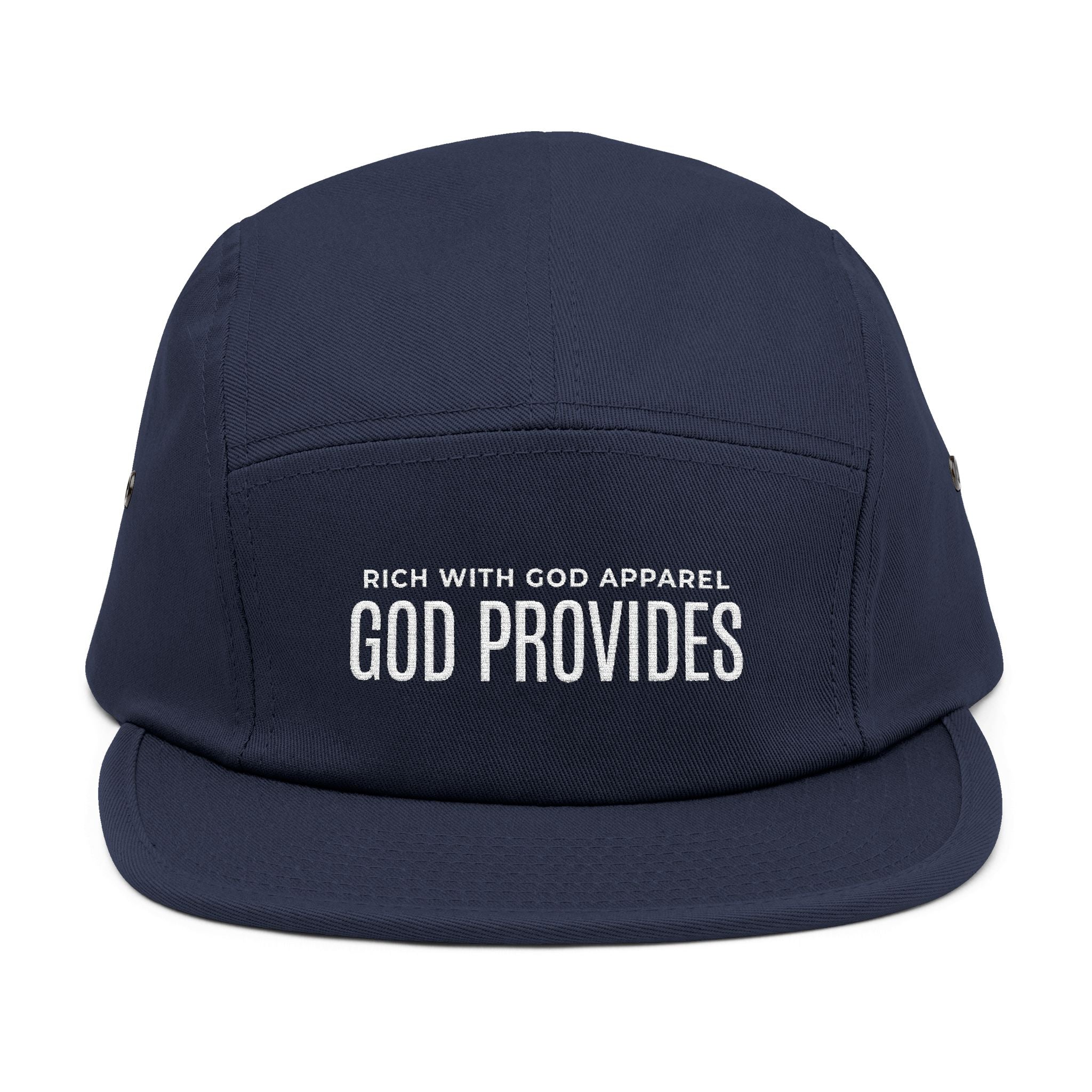 God Provides 5 Panel Cap (Embroidery)