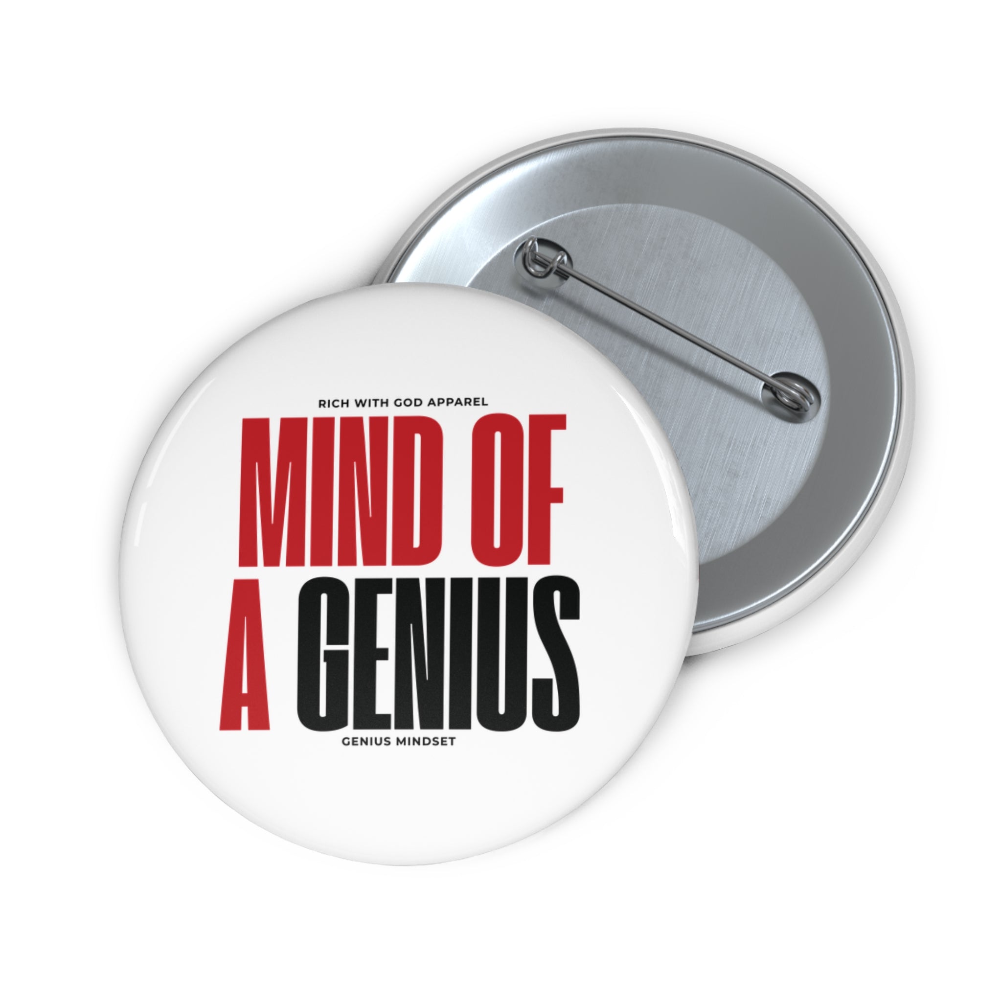 "Mind of a Genius" Pin Button