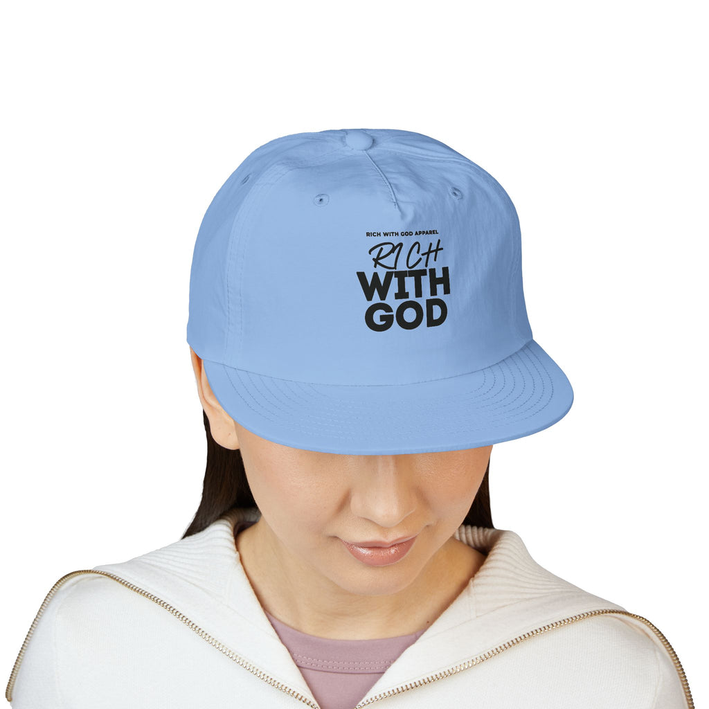 Rich With God Surf Cap Snapback