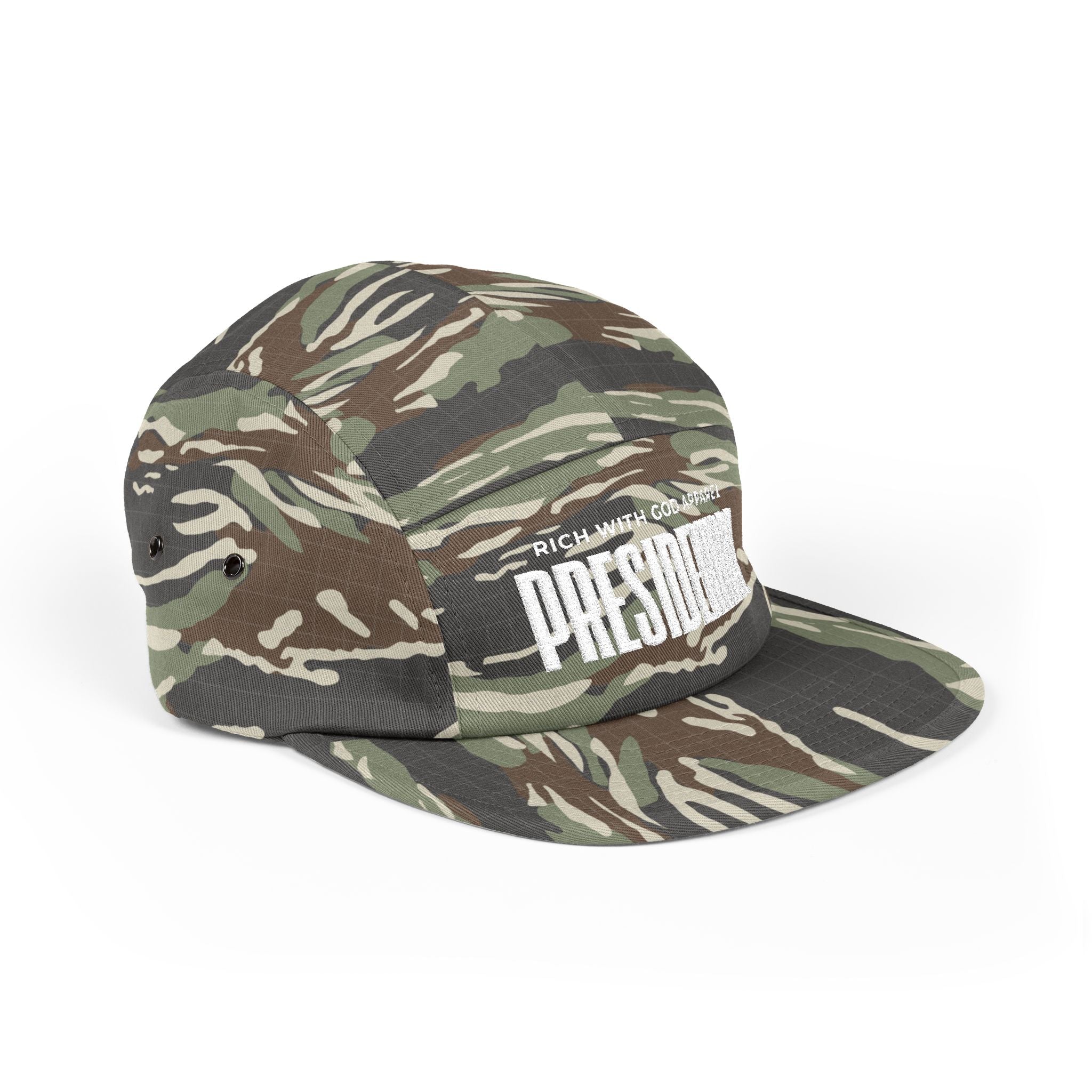 Presidential 5 Panel Cap (Embroidery)
