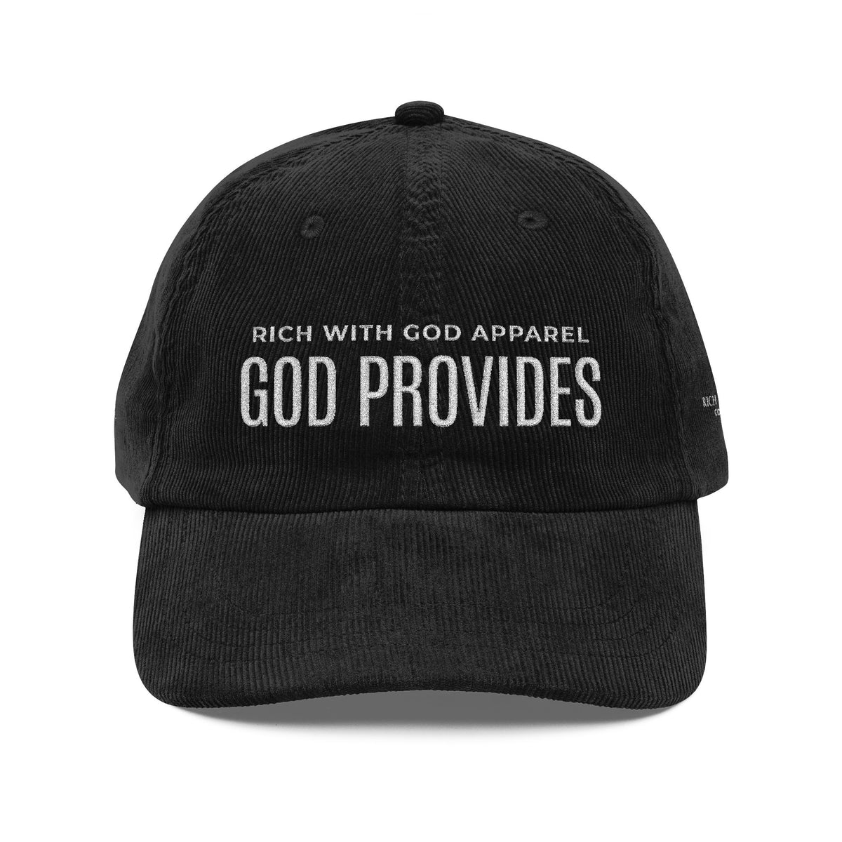 God Provides Vintage Corduroy Cap (Embroidery)