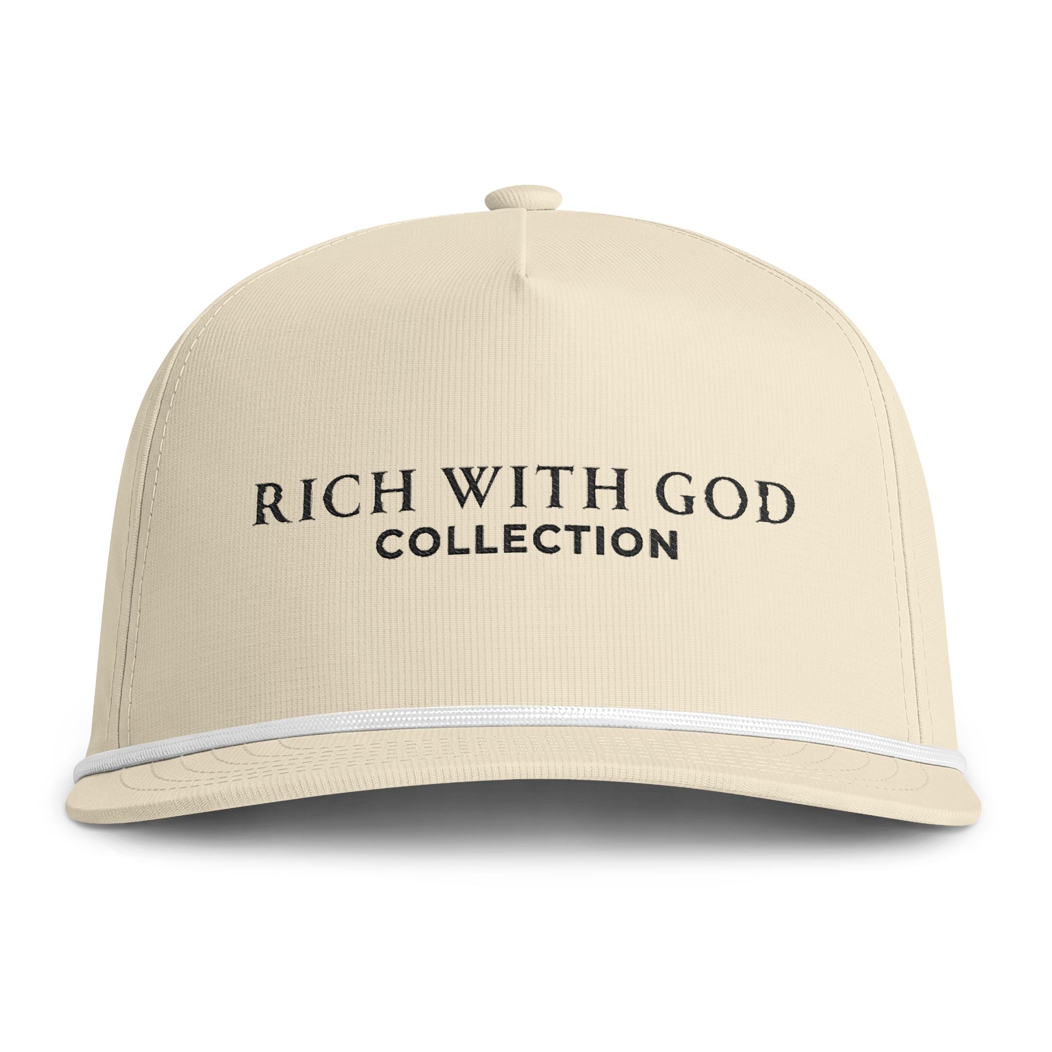 Rich With God Collection Sunwashed Rope Cap