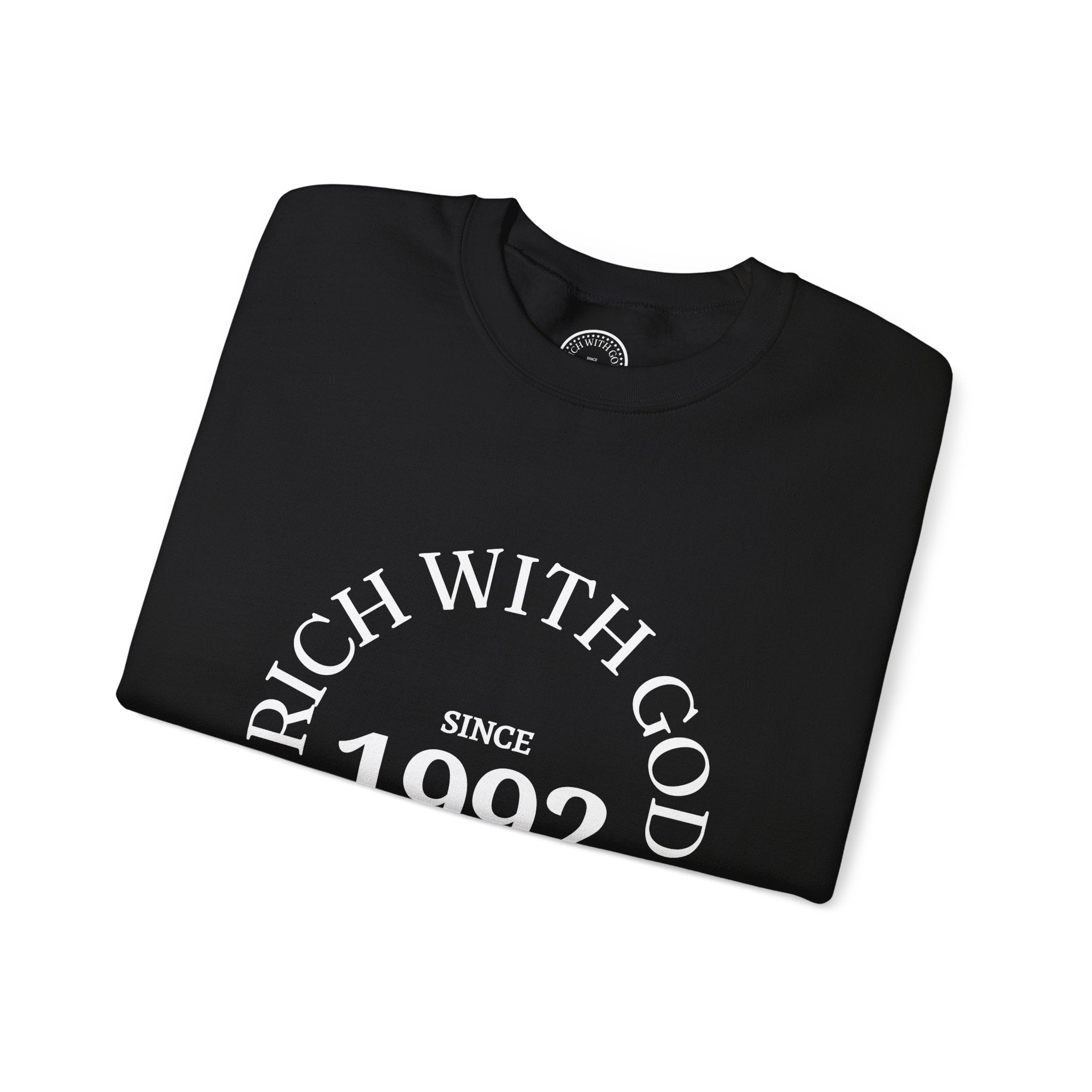 Rich With God Original Crewneck — God Provides Edition