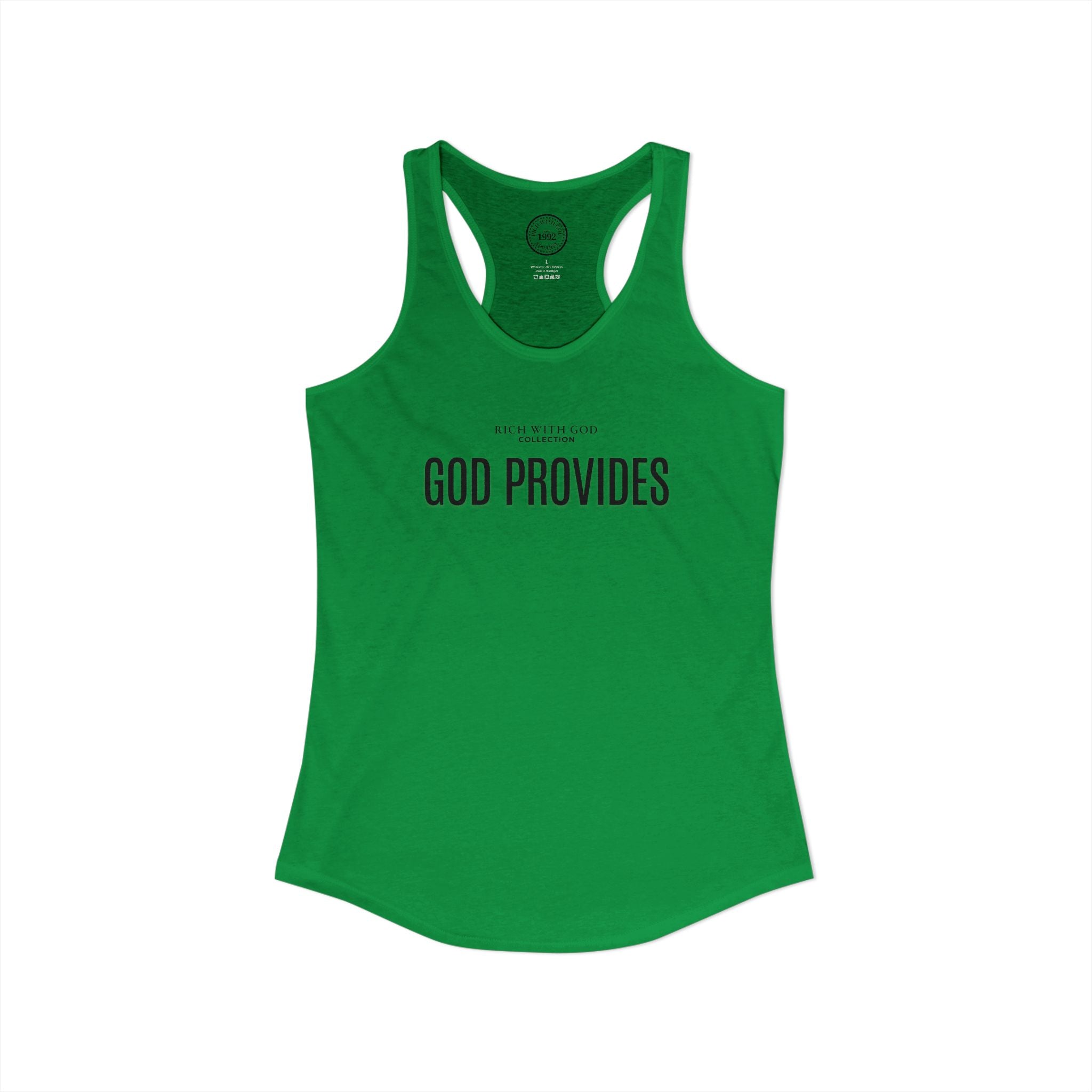 God Provides Women's Ideal Racerback Tank