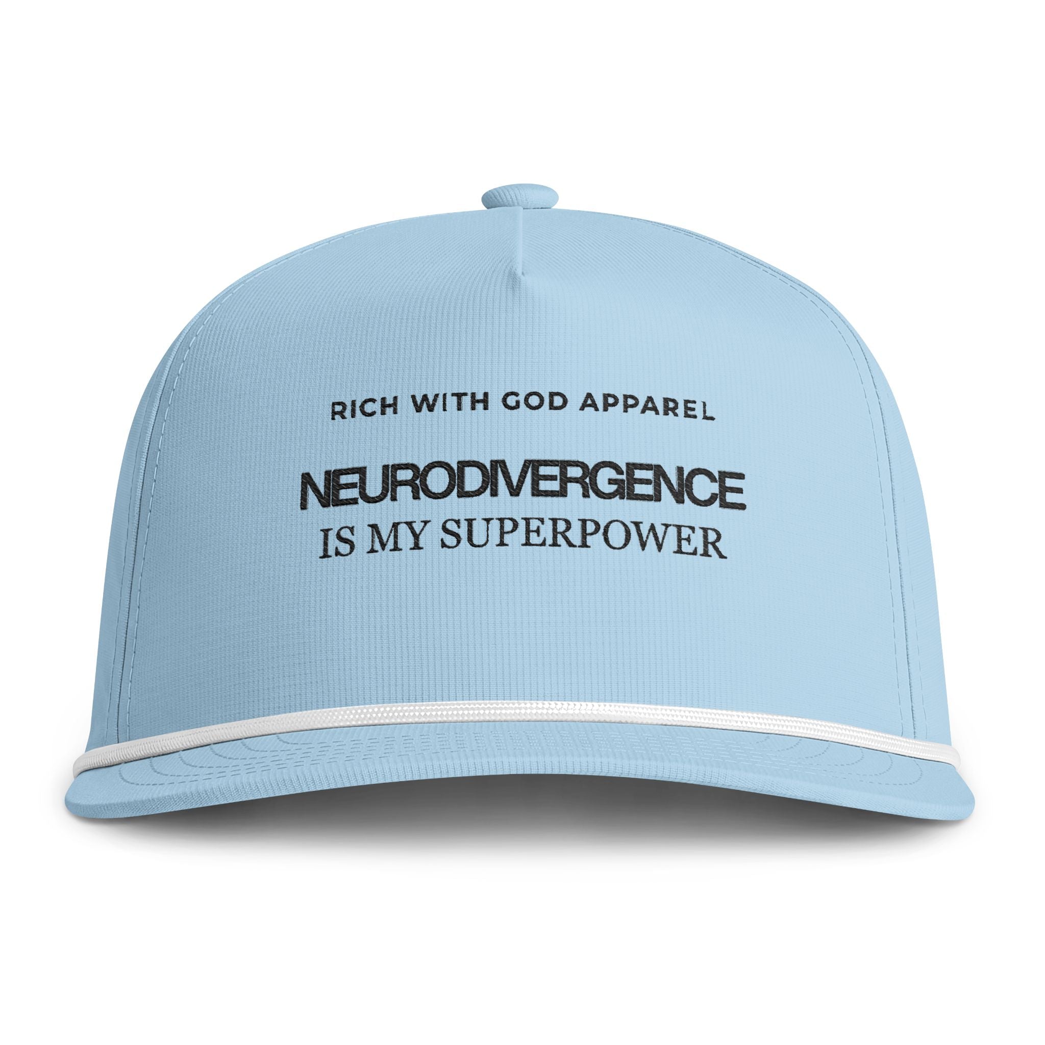 Neurodivergence is My Superpower Sunwashed Rope Cap