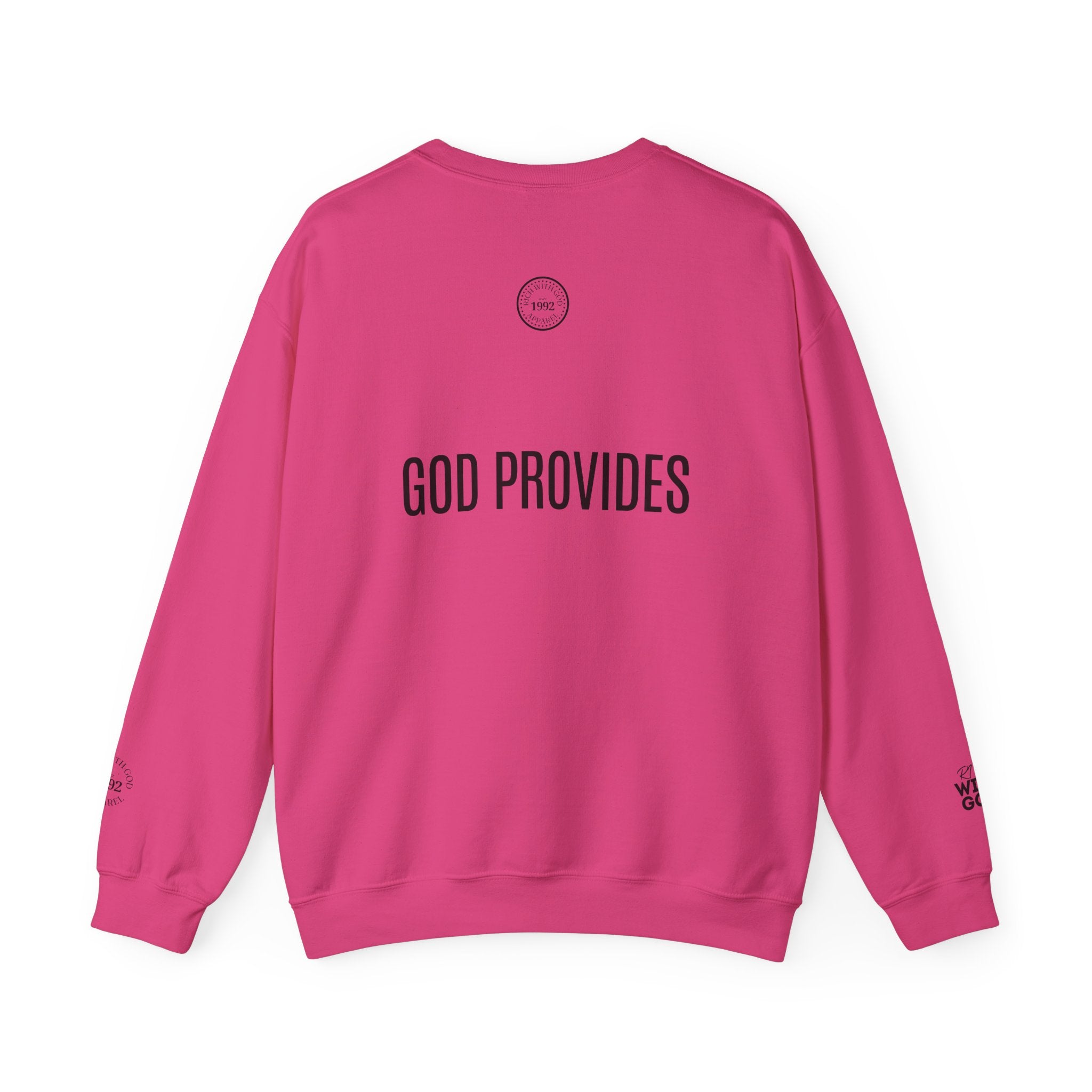 Rich With God Matthew 6:33 Crewneck Sweatshirt