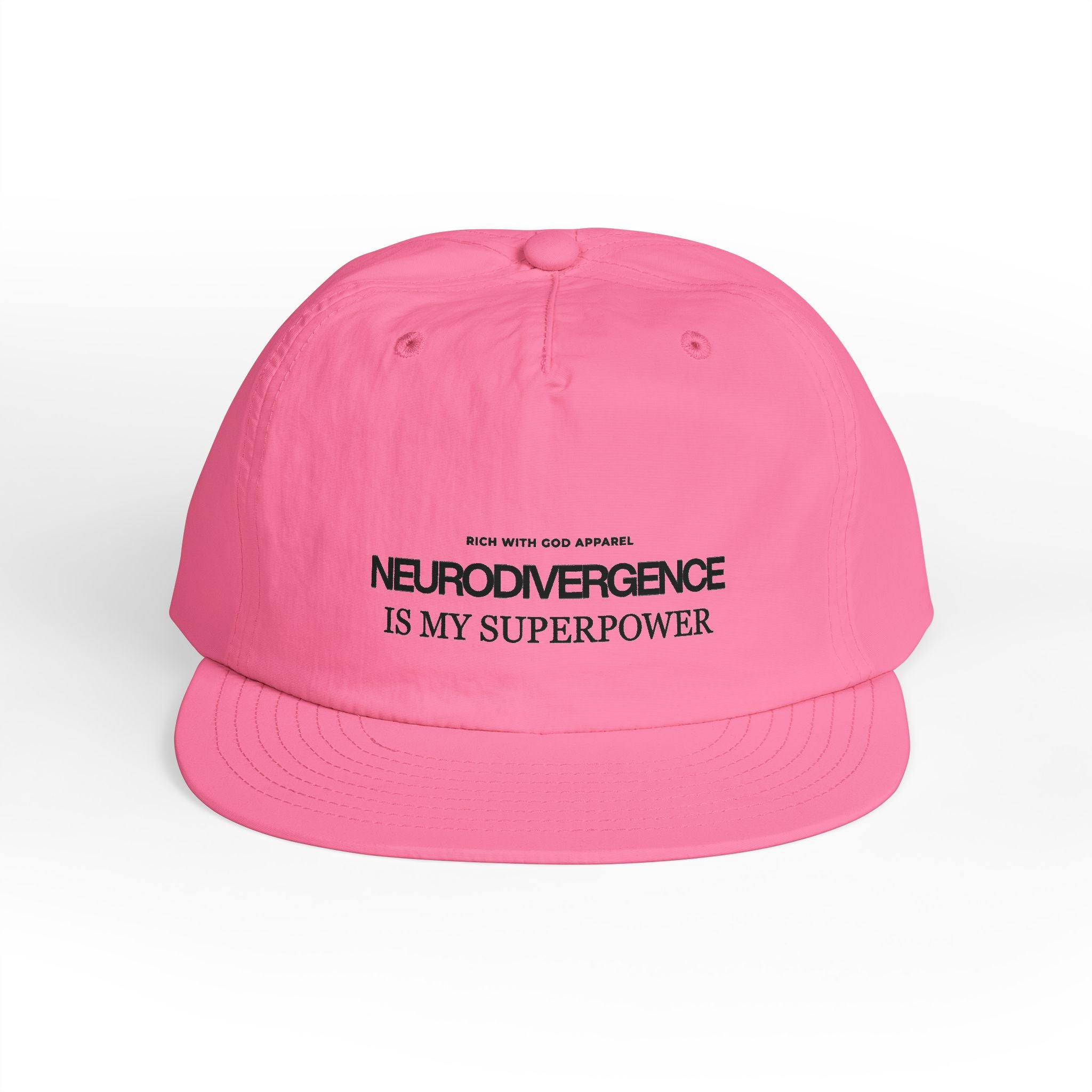 Neurodivergence is My Superpower Surf Cap Snapback