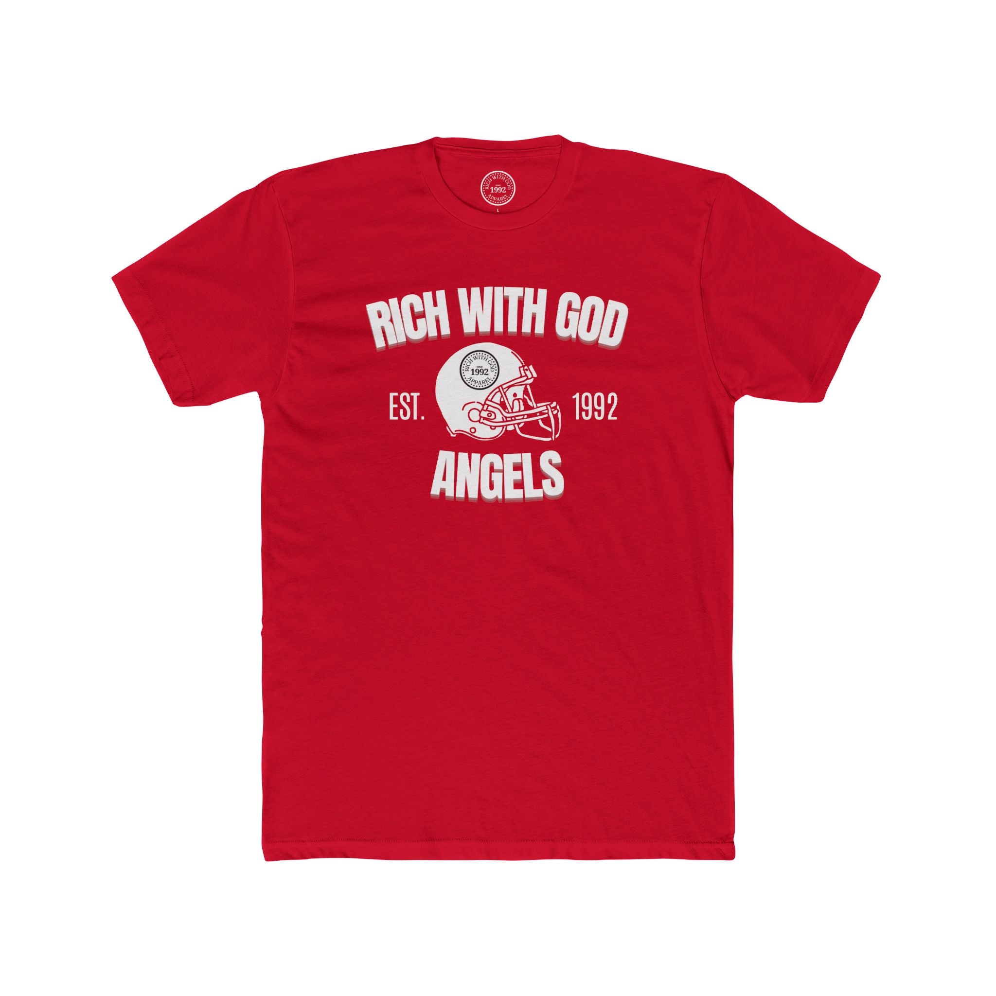 Rich With God Angels Crew Tee