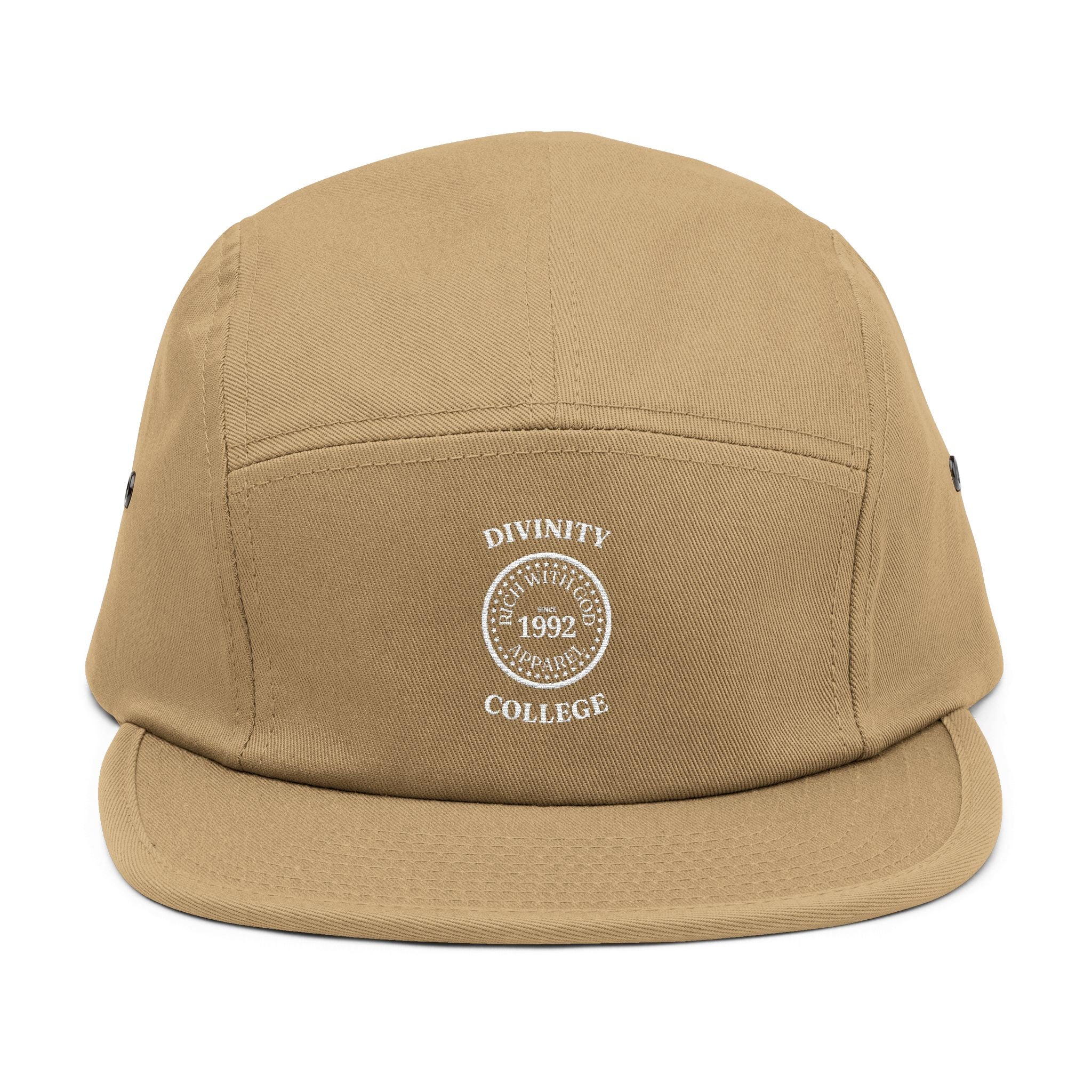 Divinity College 5 Panel Cap (Embroidery)