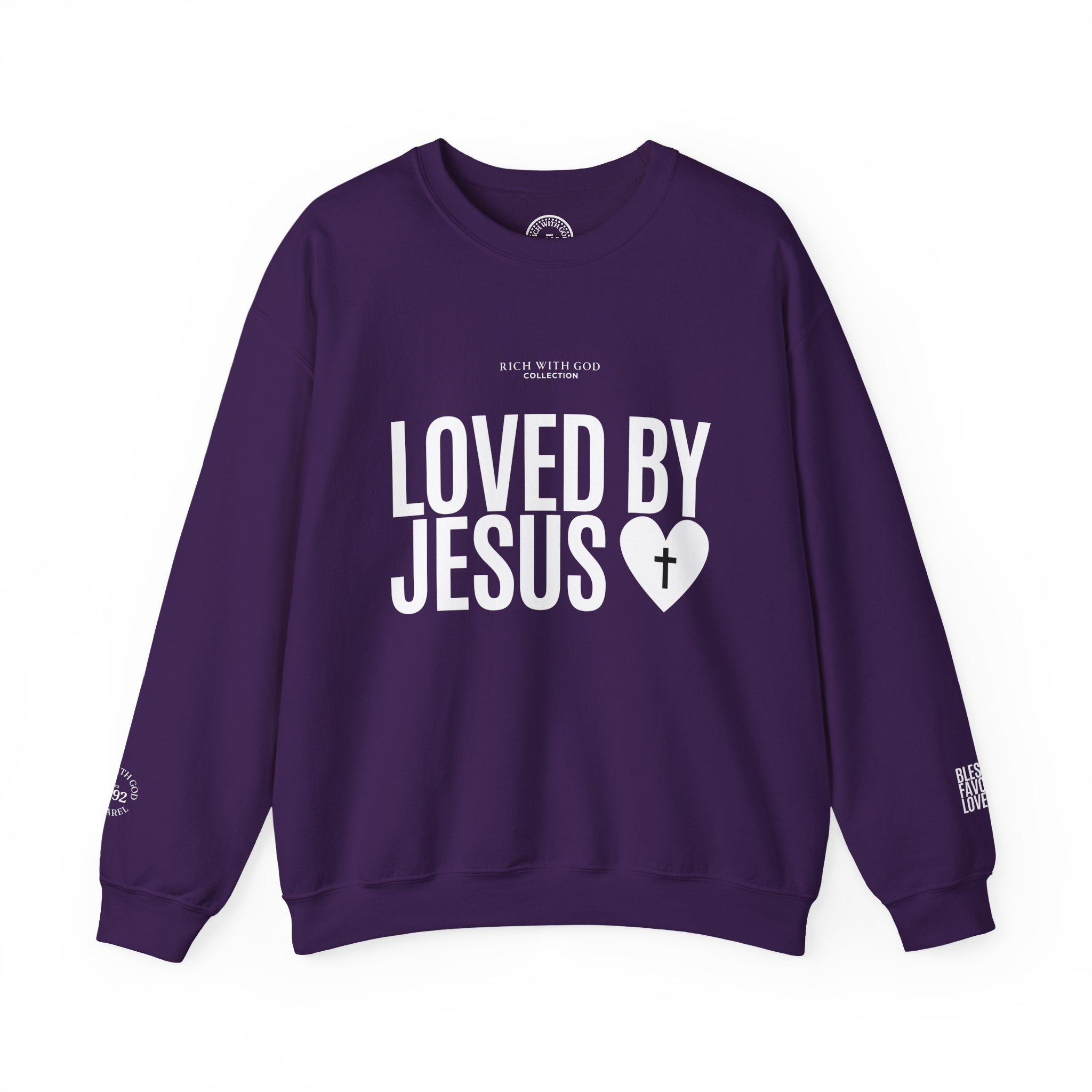 Loved By Jesus Crewneck Sweatshirt