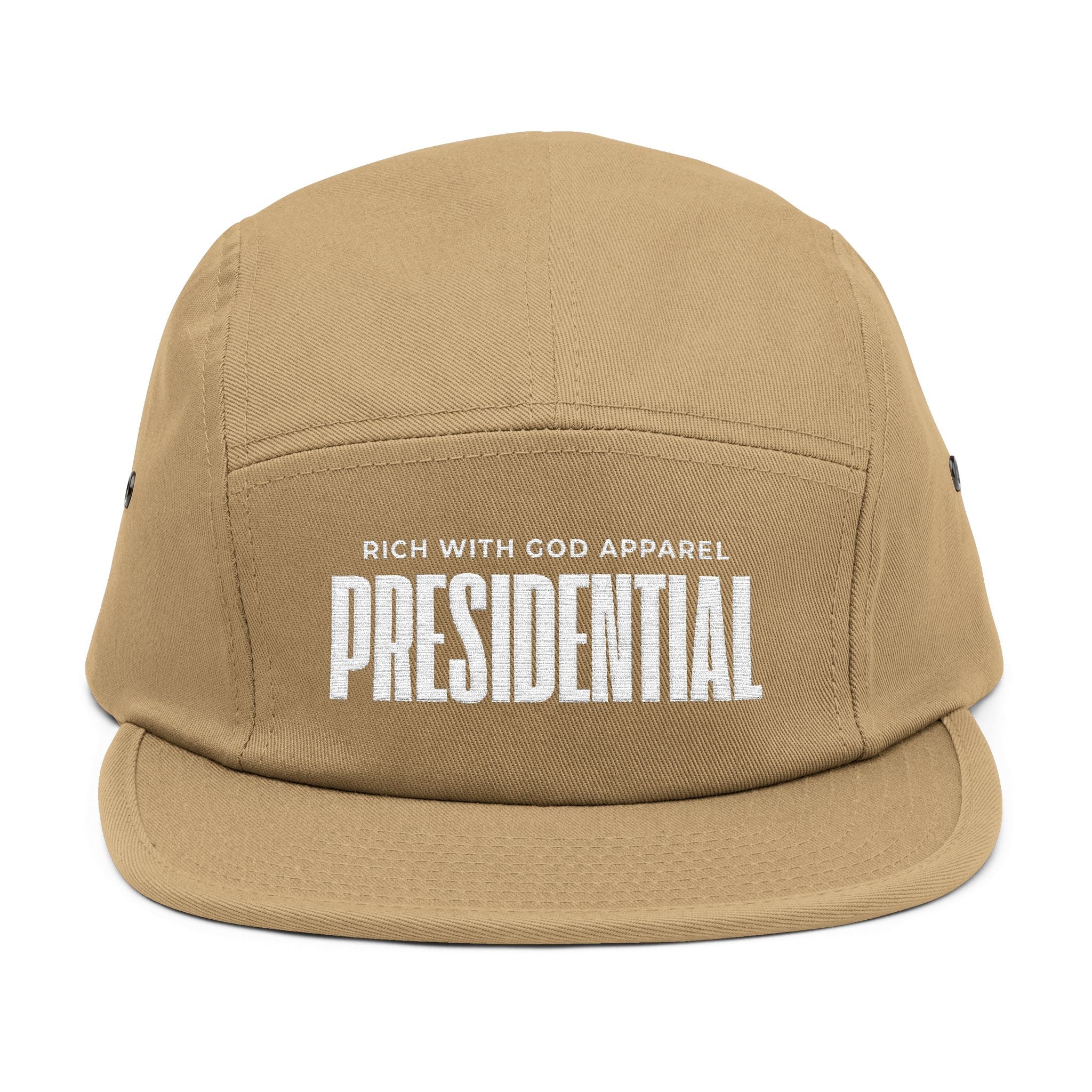 Presidential 5 Panel Cap (Embroidery)