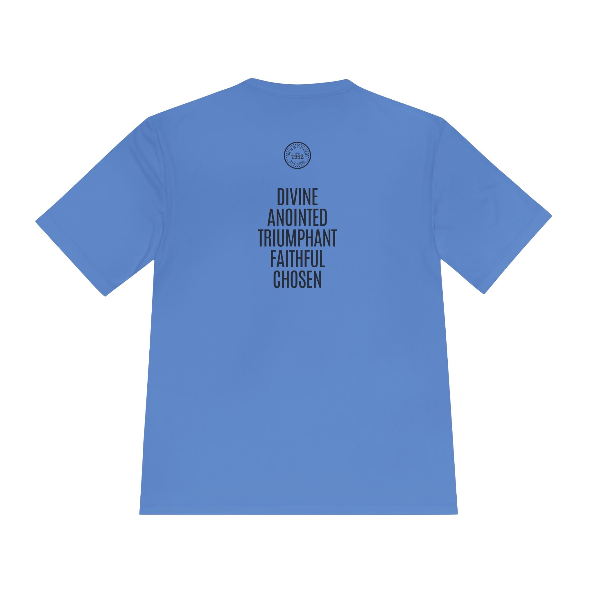 Rich With God Athletics Unisex Moisture Wicking Tee