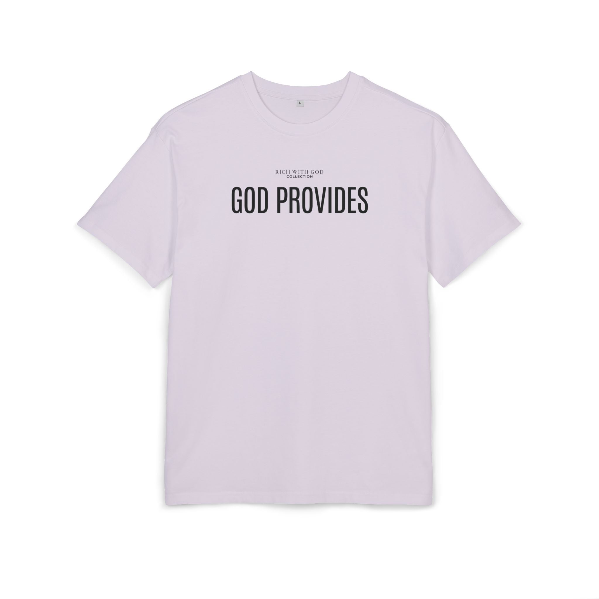 God Provides Oversized Graphic Tee
