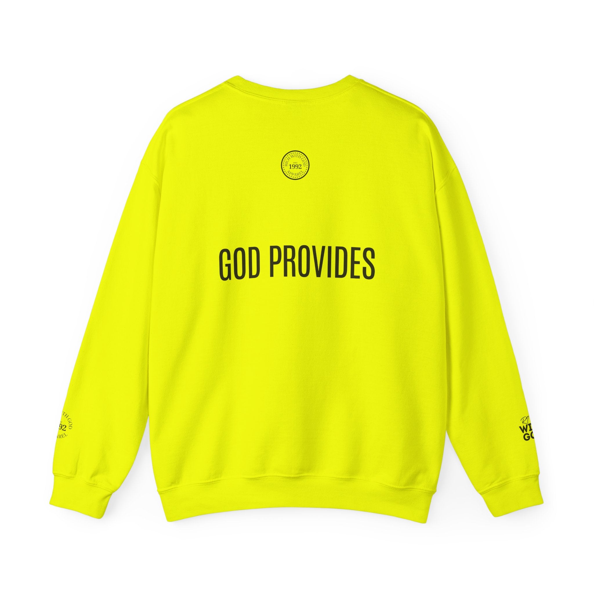 Rich With God Matthew 6:33 Crewneck Sweatshirt
