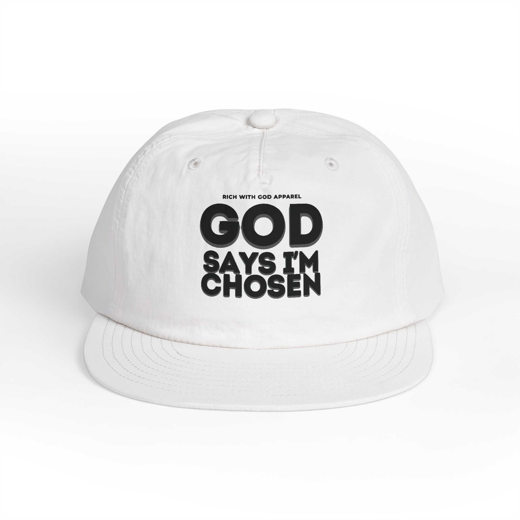God Says I'm Chosen Surf Cap Snapback