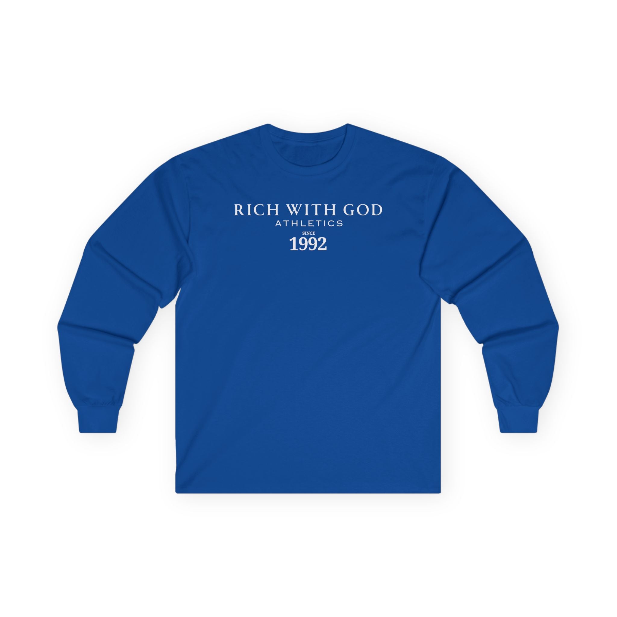 Rich With God Athletics Long Sleeve Tee