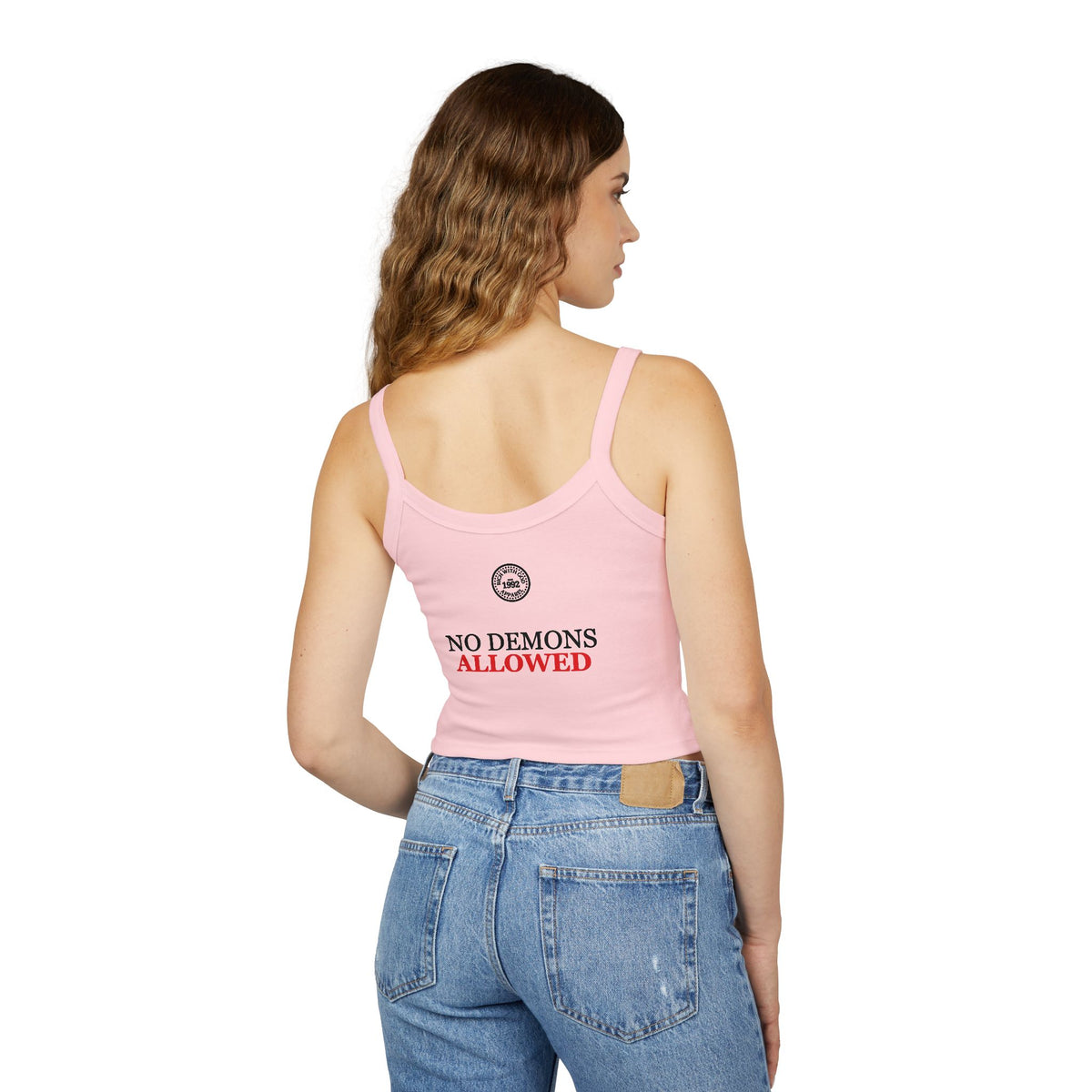 Demon Free Zone Women's Spaghetti Strap Tank Top