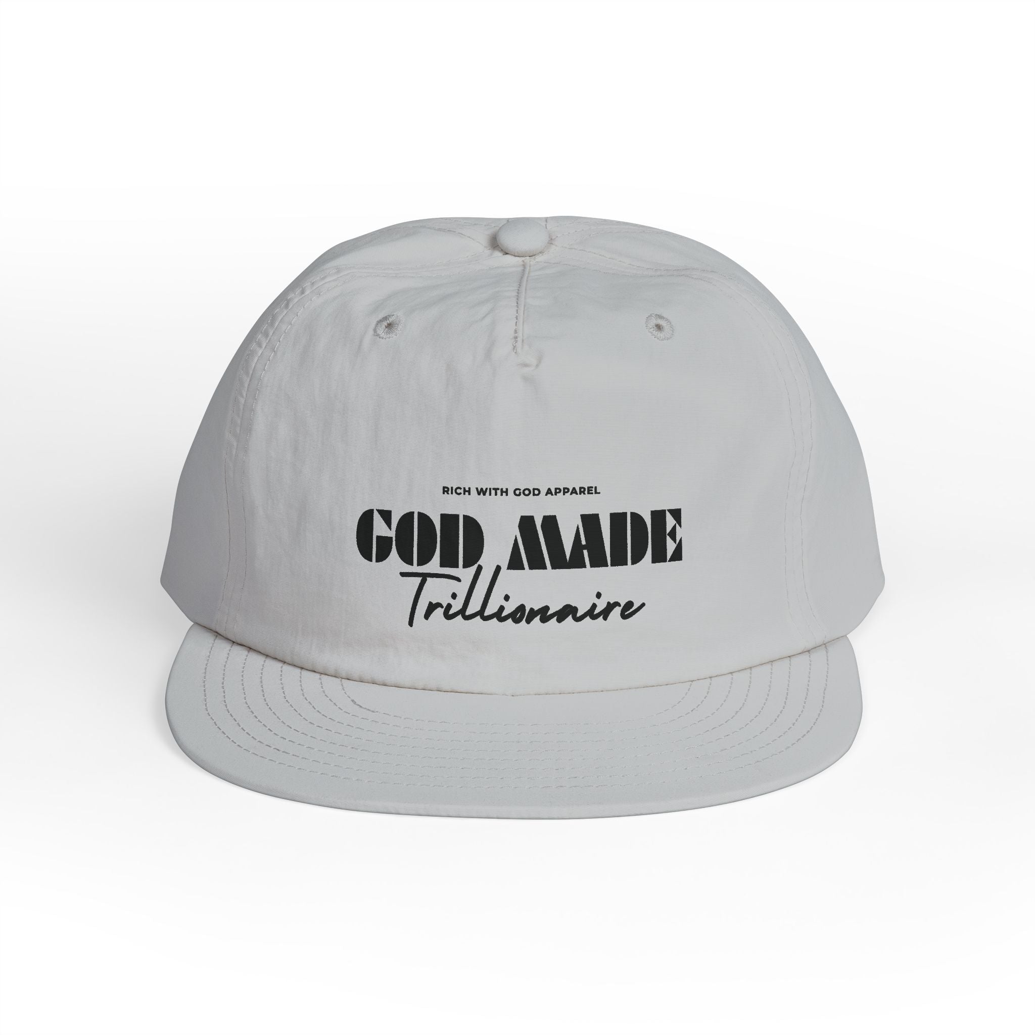 God Made Trillionaire Surf Cap Snapback