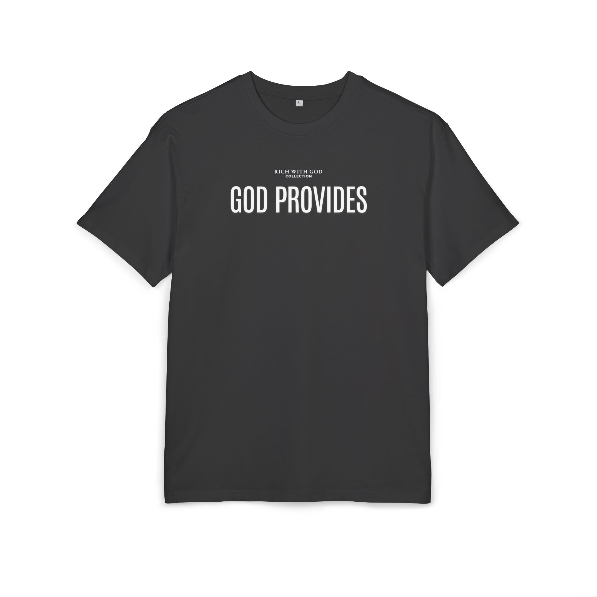 God Provides Oversized Graphic Tee