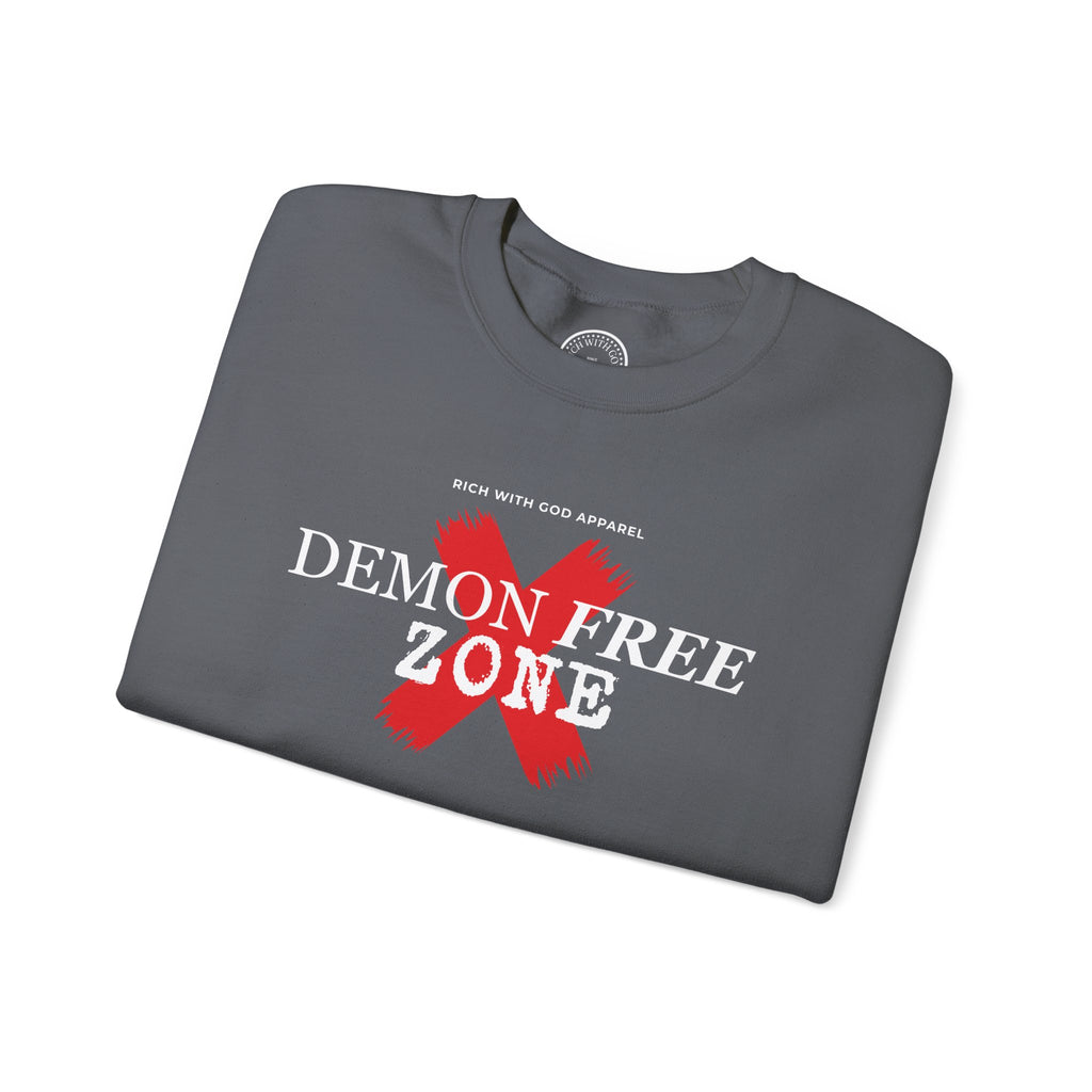Demon Free Zone Crewneck Sweatshirt