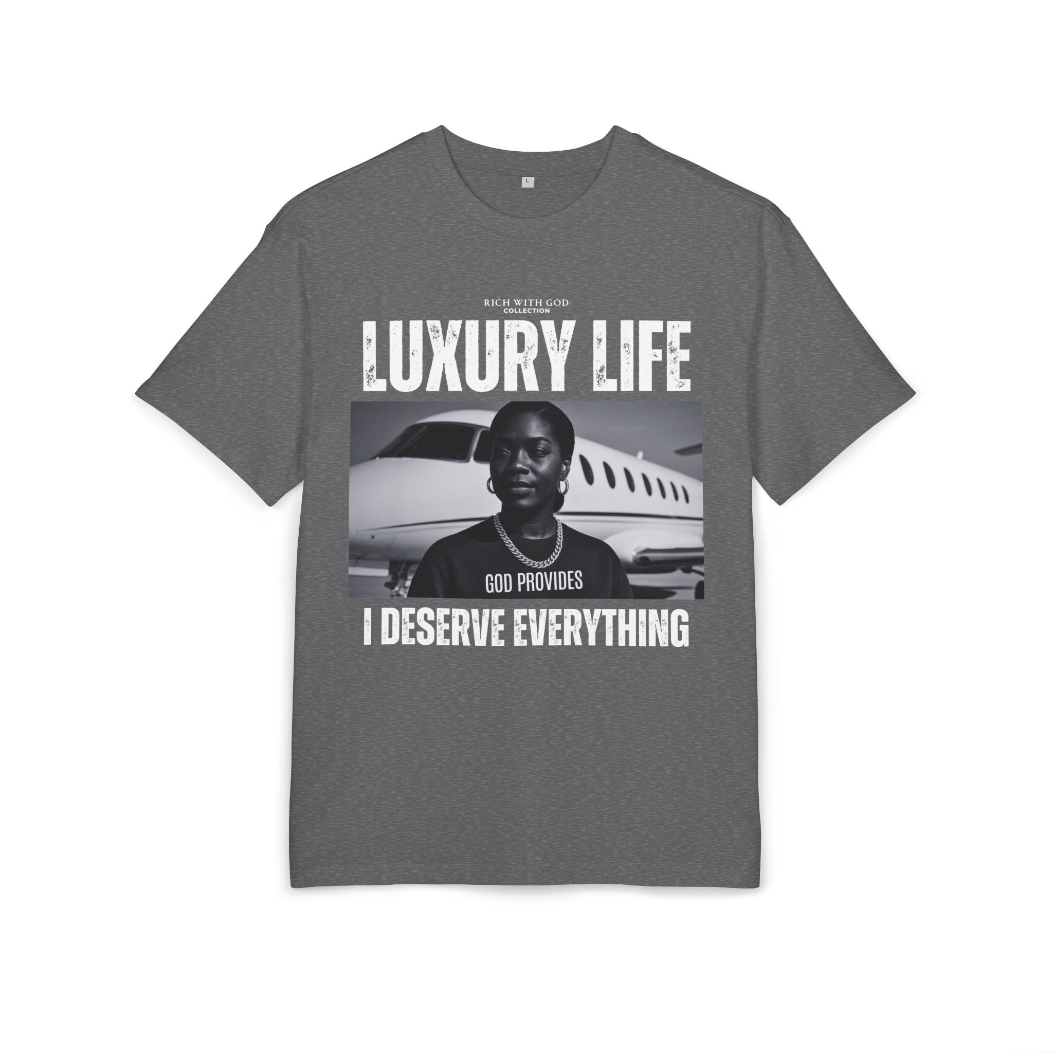 Luxury Life – I Deserve Everything Oversized Graphic Tee