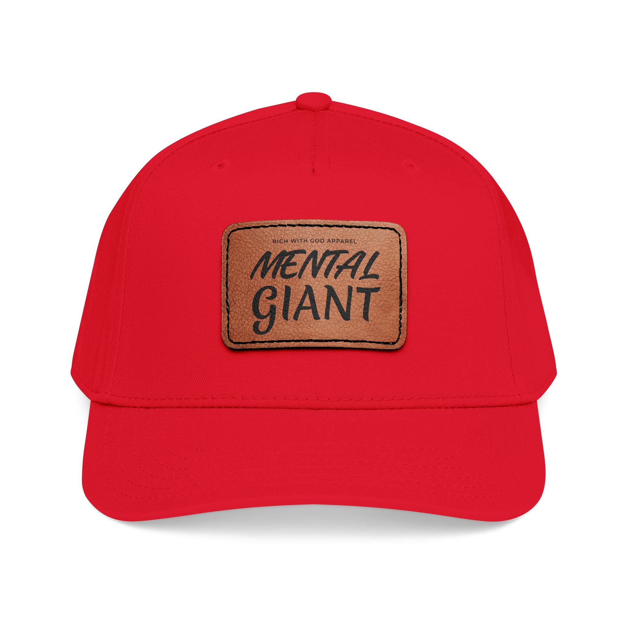 Mental Giant Leather Patch Baseball Cap