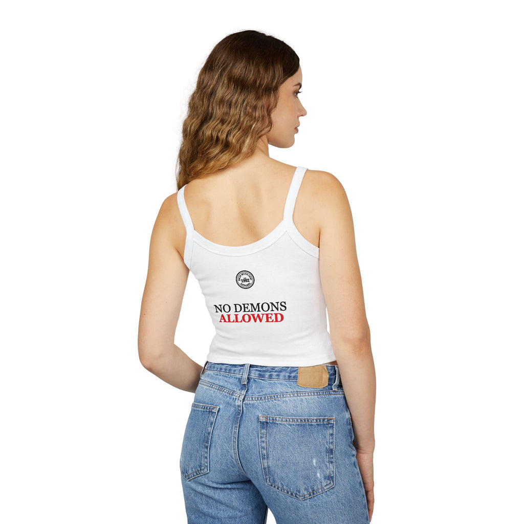 Demon Free Zone Women's Spaghetti Strap Tank Top
