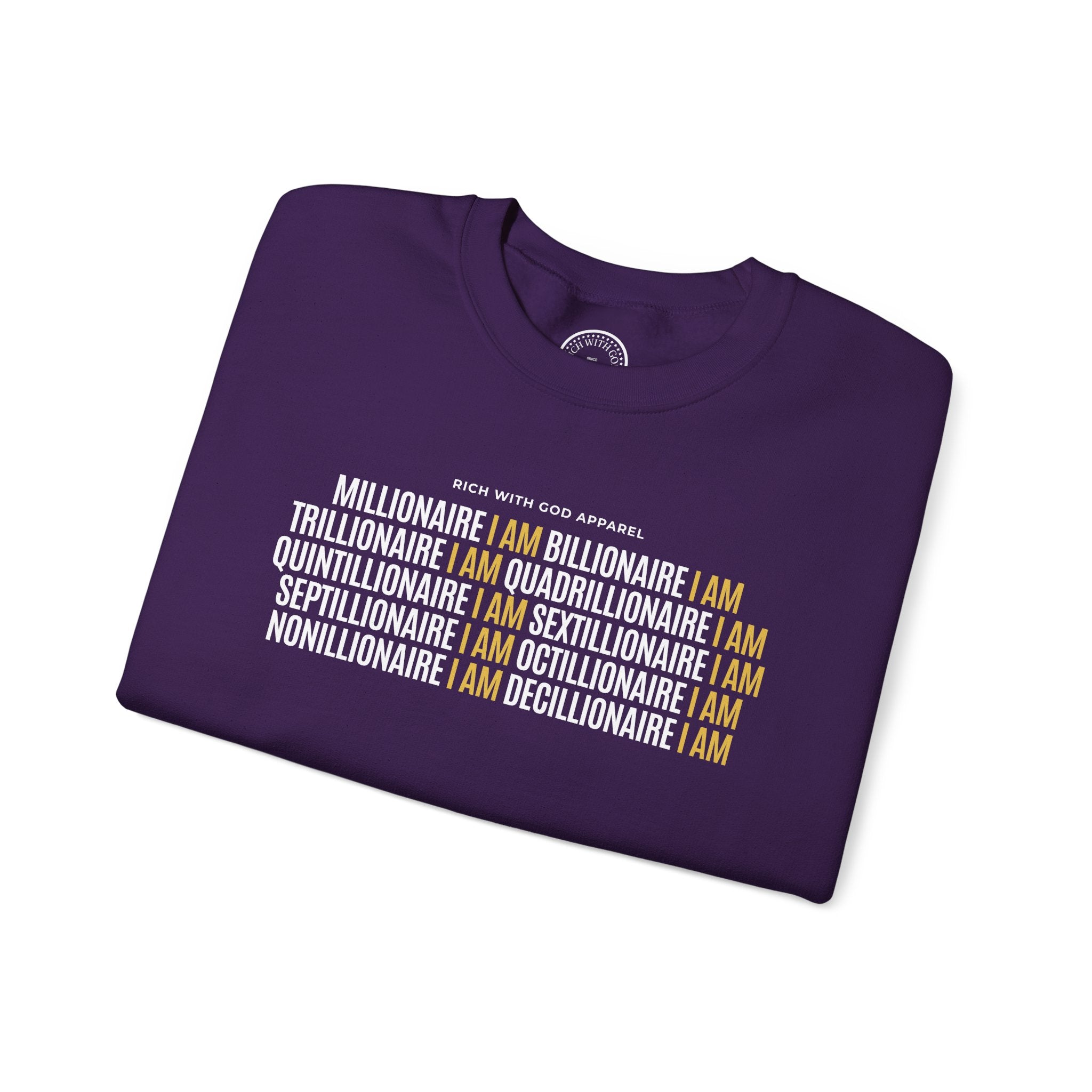 Millionaire I Am Billionaire I Am Crewneck Sweatshirt