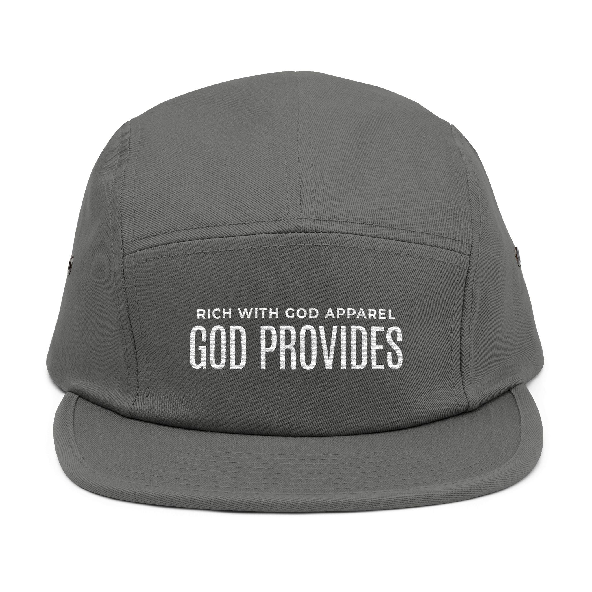 God Provides 5 Panel Cap (Embroidery)
