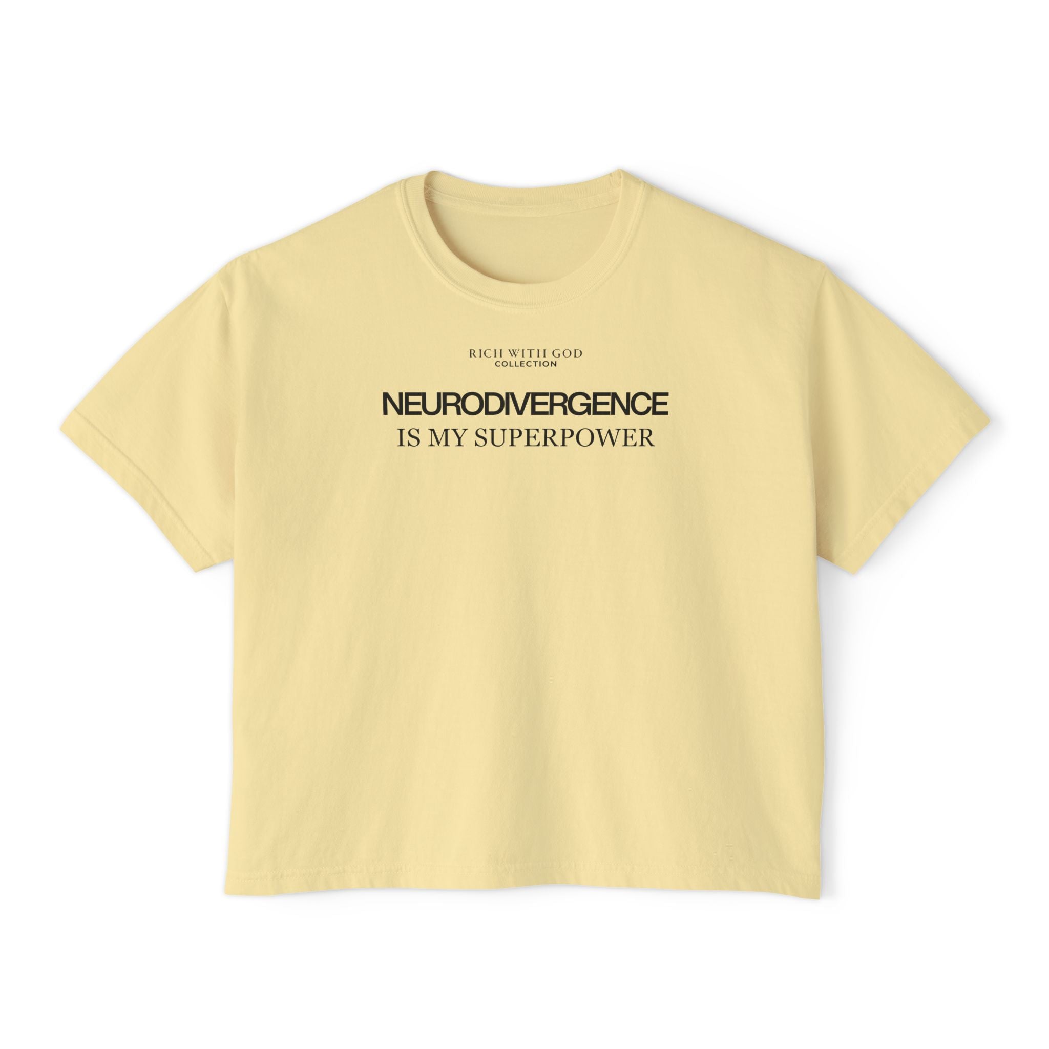 Neurodivergence is My Superpower Women's Boxy Tee