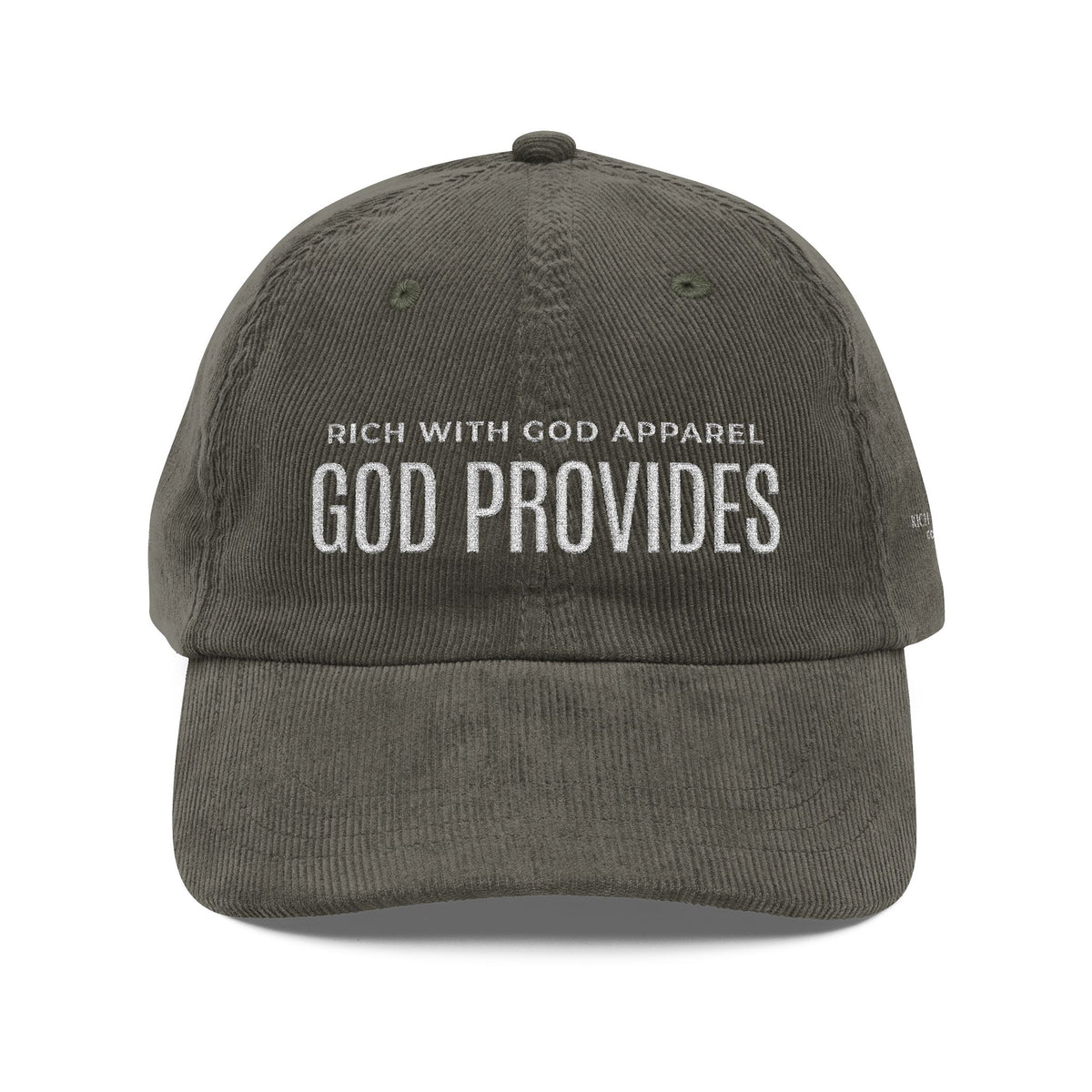 God Provides Vintage Corduroy Cap (Embroidery)