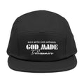 God Made Trillionaire 5 Panel Cap (Embroidery)