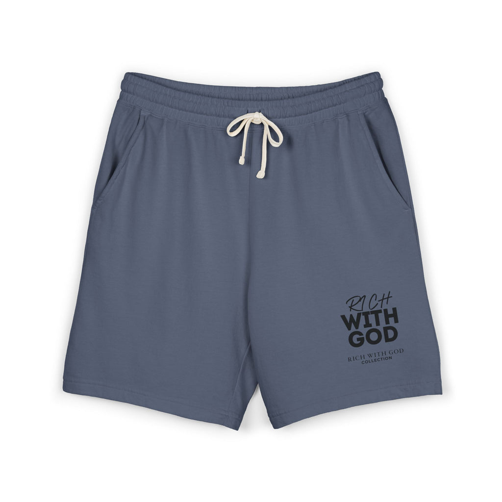 Rich With God Unisex Garment-Dyed Lightweight Fleece Sweat Shorts
