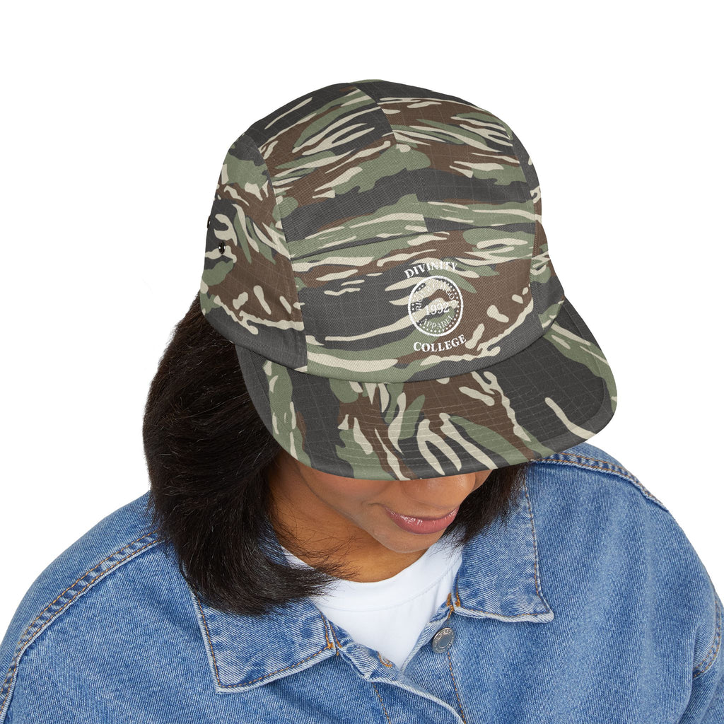 Divinity College 5 Panel Cap (Embroidery)