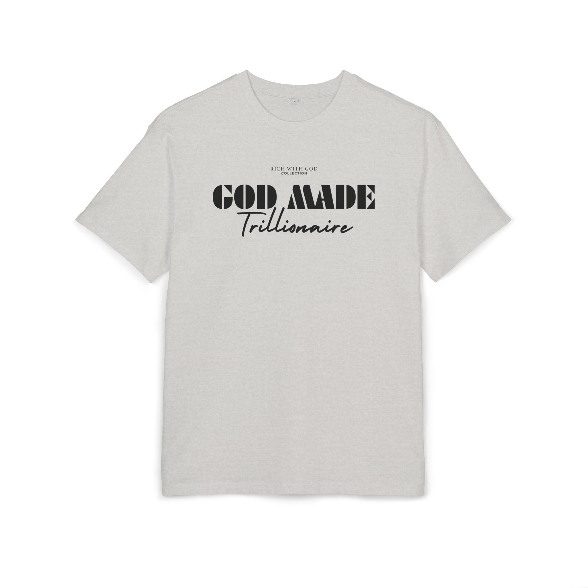 God Made Trillionaire Oversized Graphic Tee