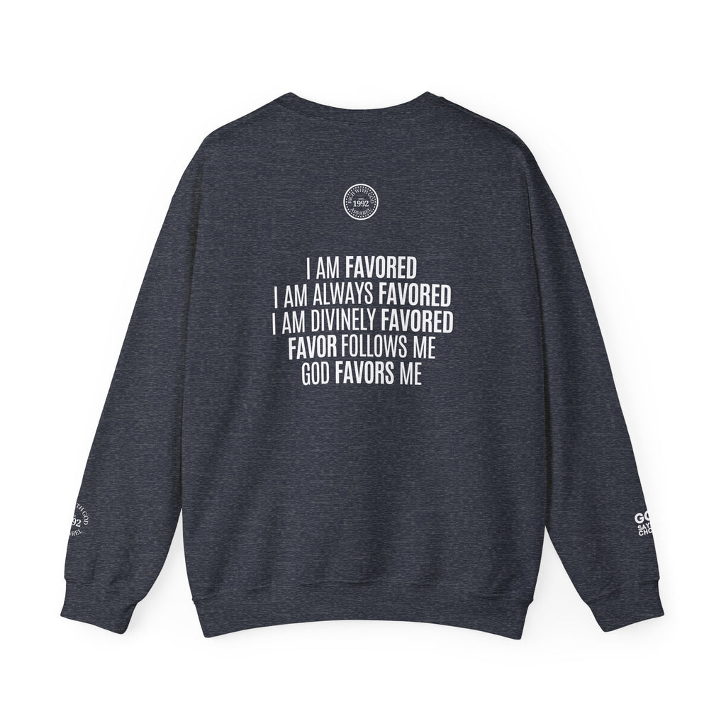 I Am Divinely Favored Crewneck Sweatshirt