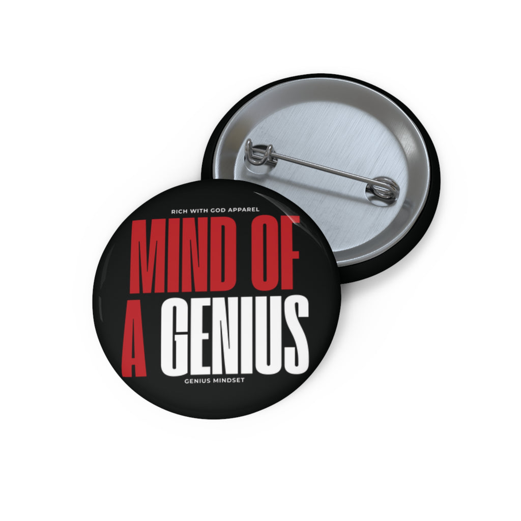 "Mind of a Genius” Pin Button
