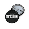 "God's Soldier" Pin Button