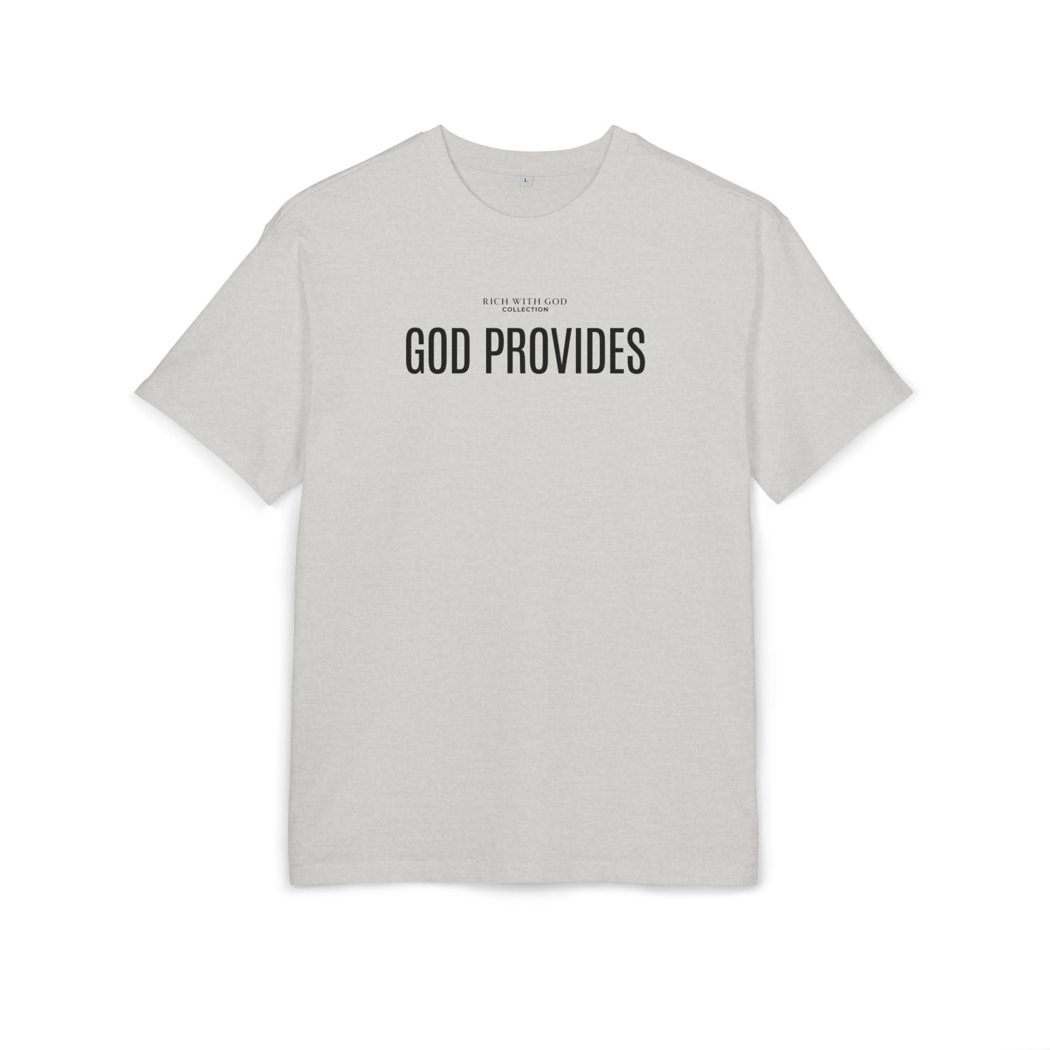 God Provides Oversized Graphic Tee