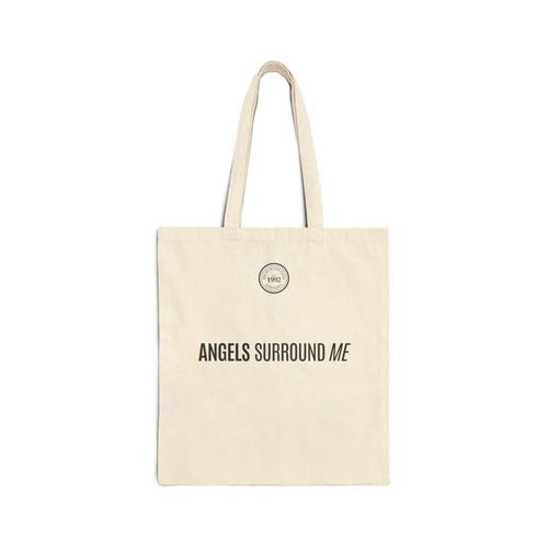 Divine Mob Beige Cotton Canvas Tote Bag