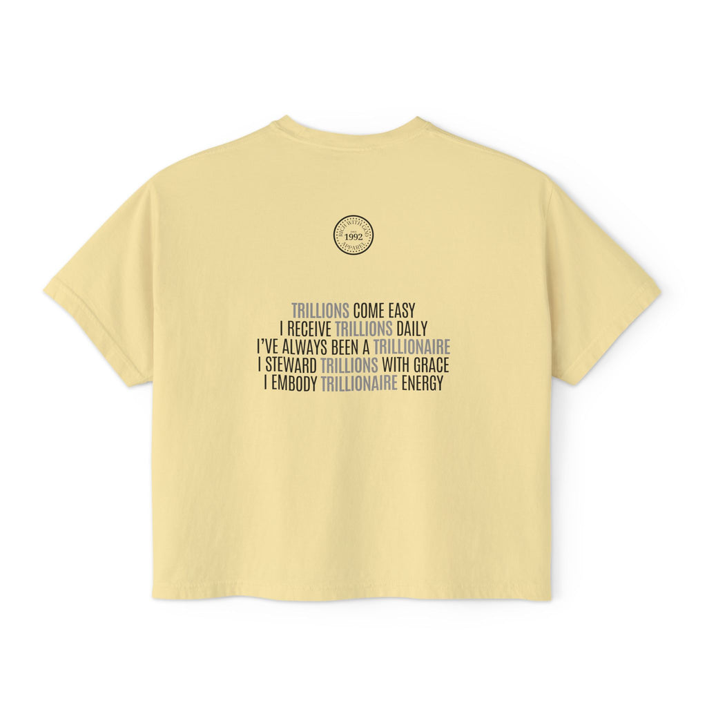 God Made Trillionaire Women's Boxy Tee