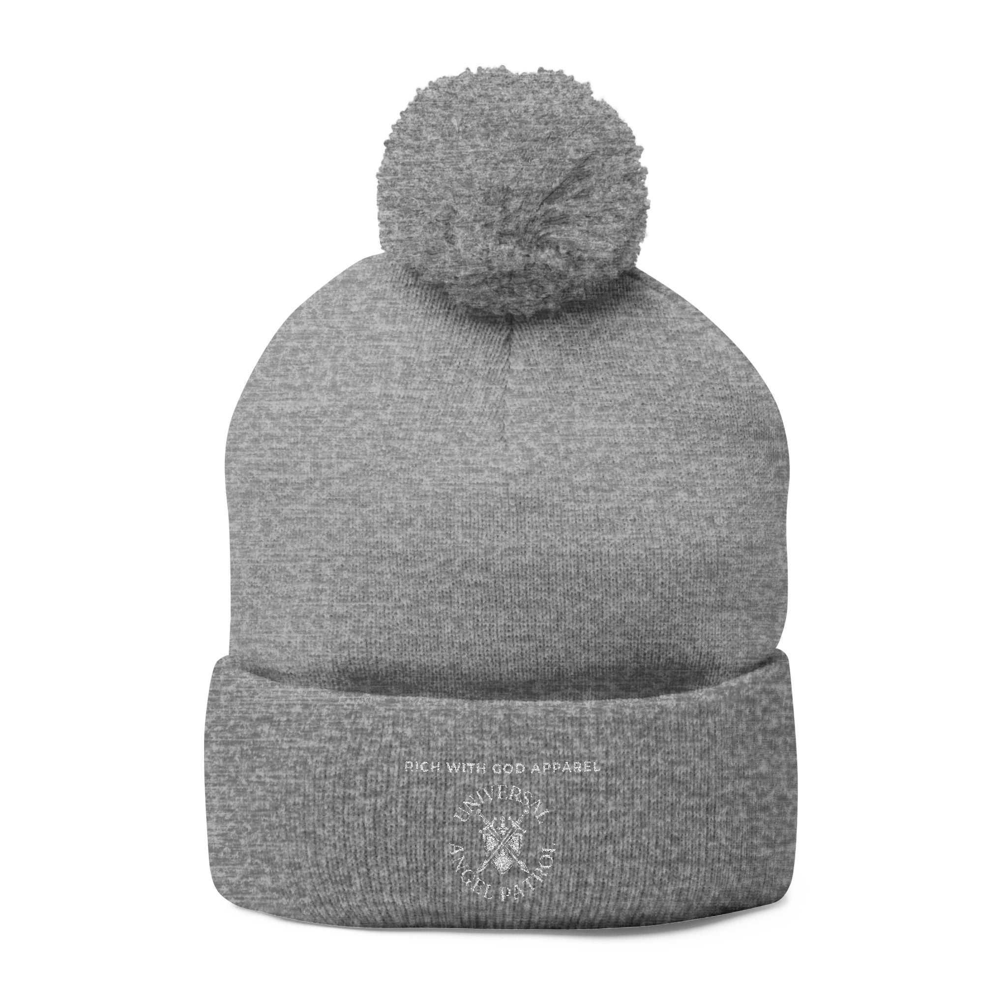 Universal Angel Patrol Embroidered Pom-Pom Beanie