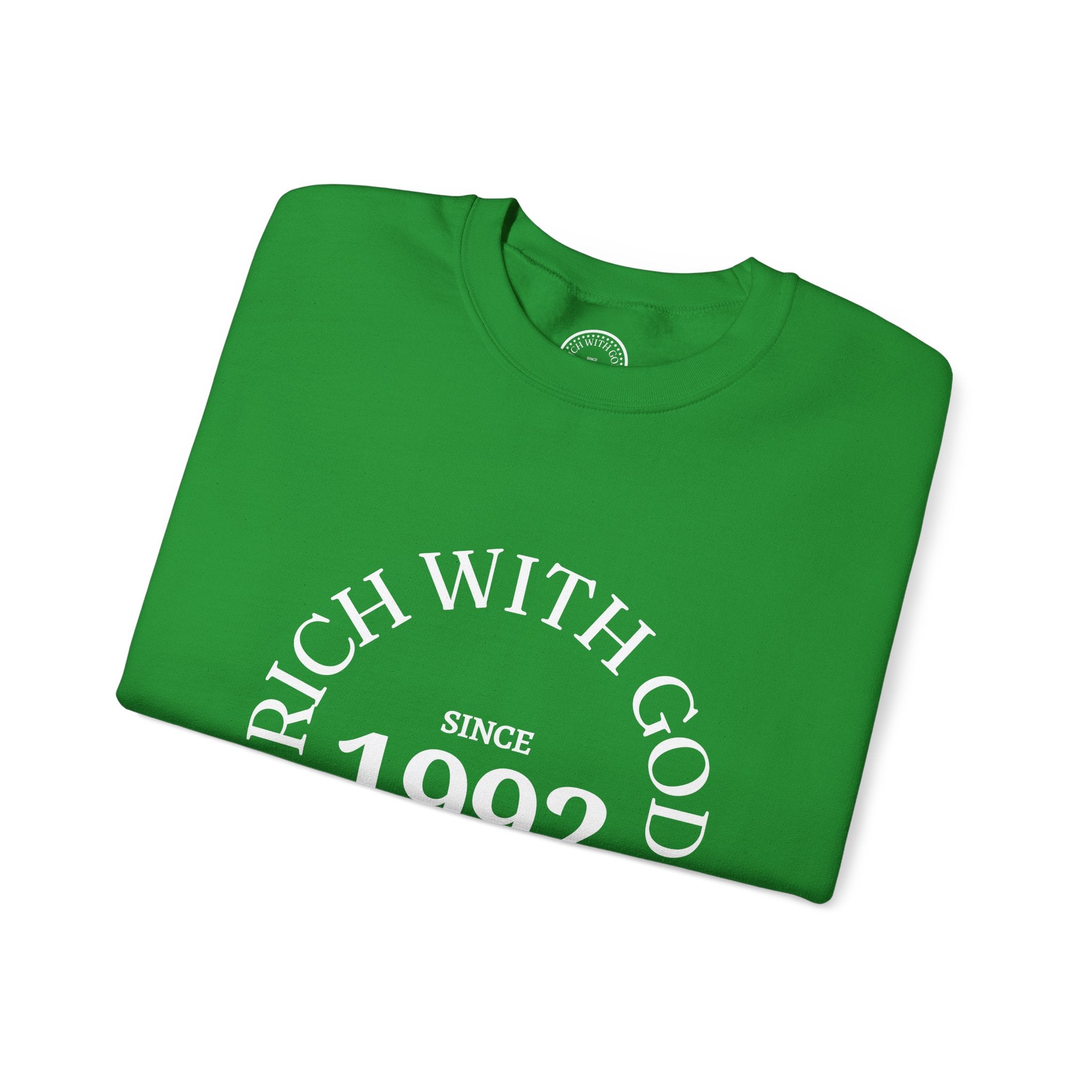 Rich With God Original Crewneck — God Provides Edition
